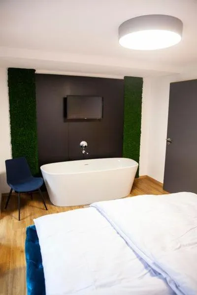 Bed in IchZeit Aparthotel