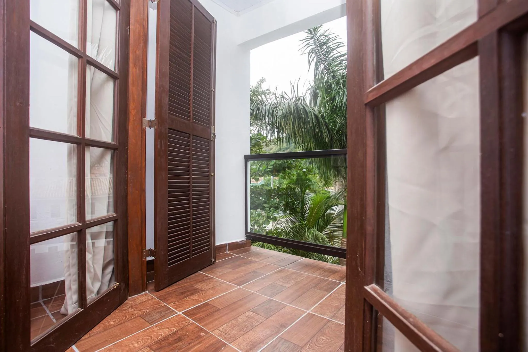 Balcony/Terrace in Pousada Castelinho