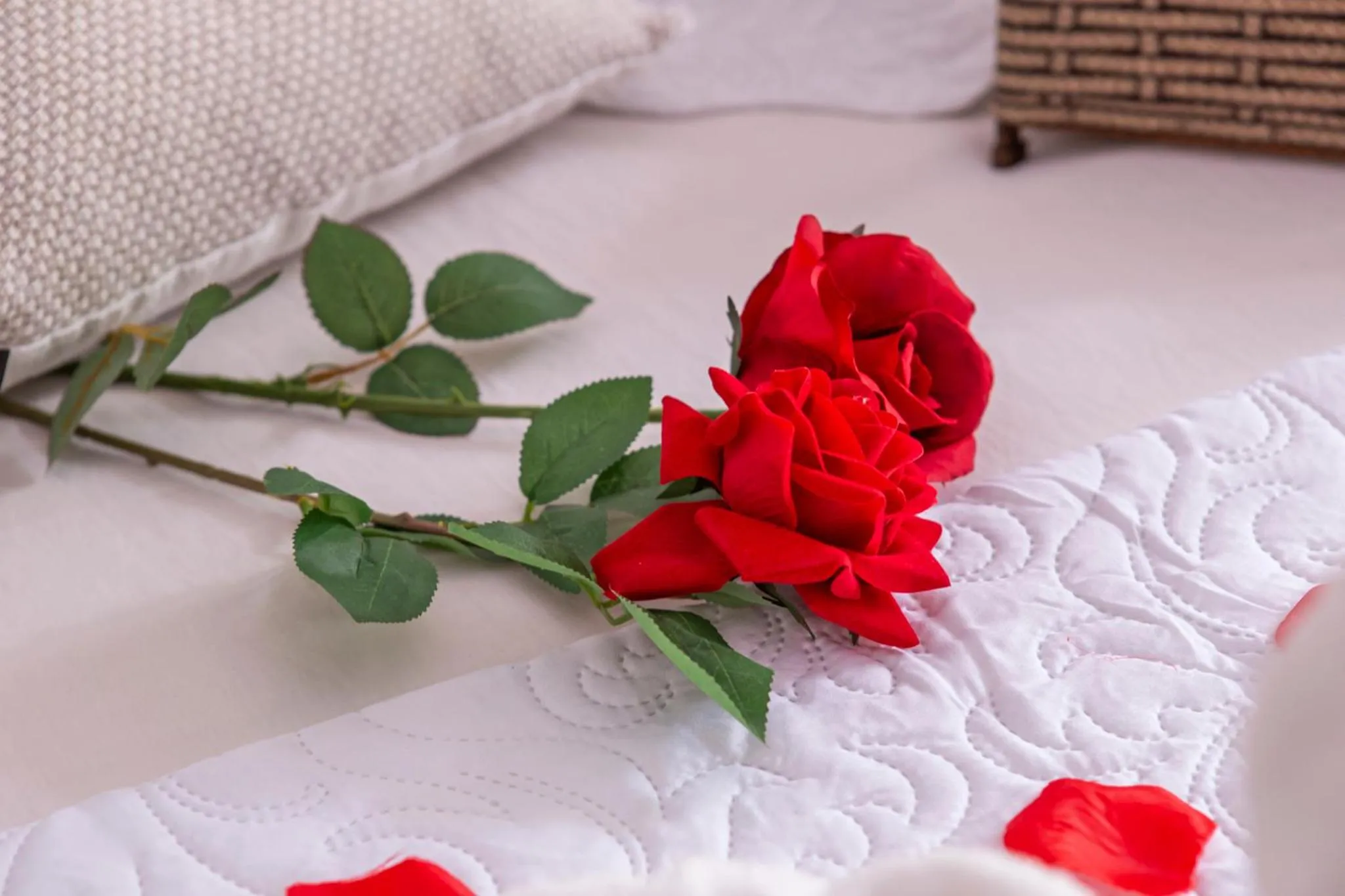 Bed in Pousada Castelinho