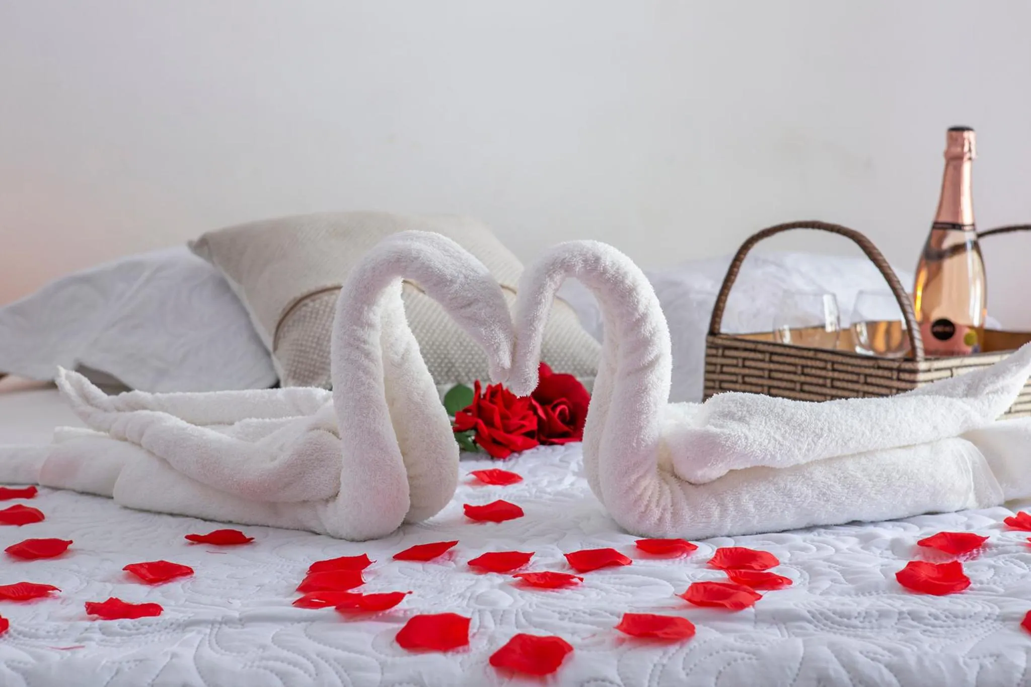 Bed in Pousada Castelinho