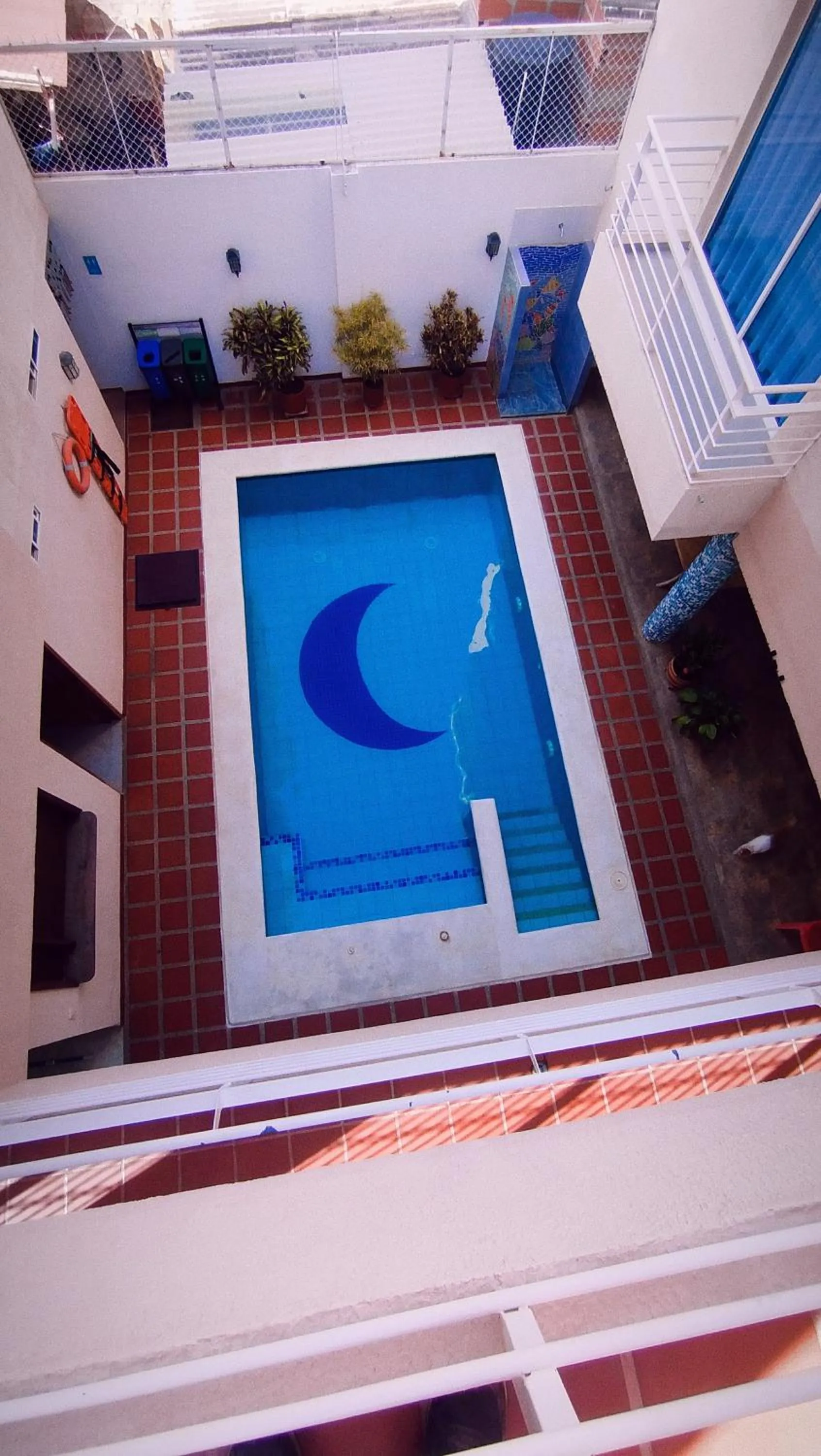 Patio in Casa Luna Hotel