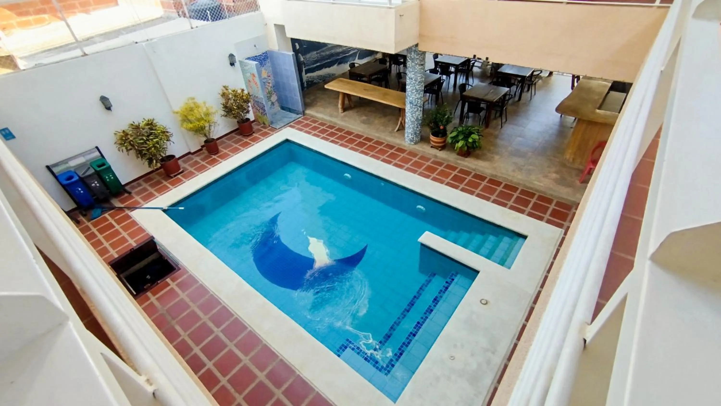 Pool view in Casa Luna Hotel