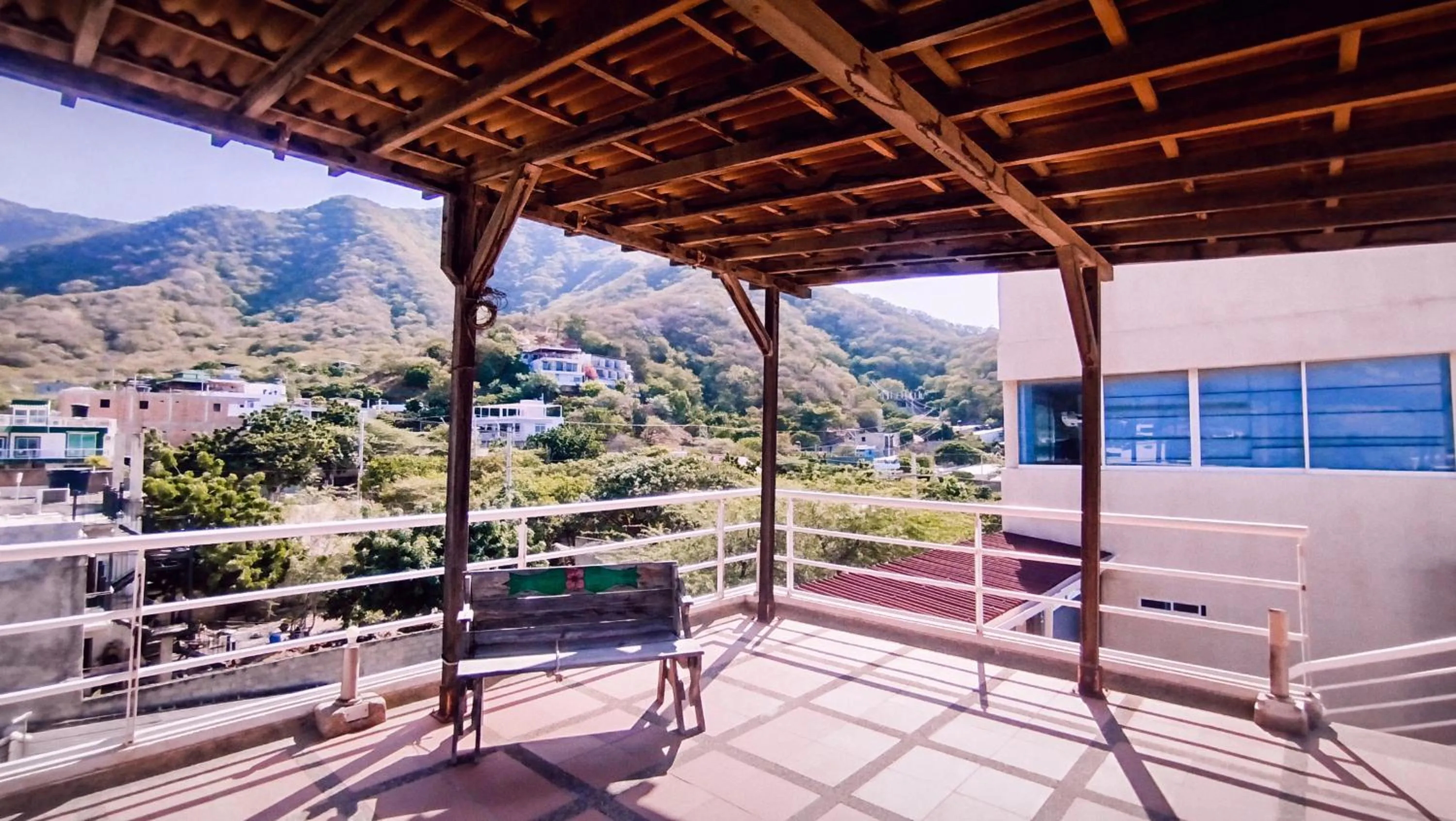 Patio in Casa Luna Hotel