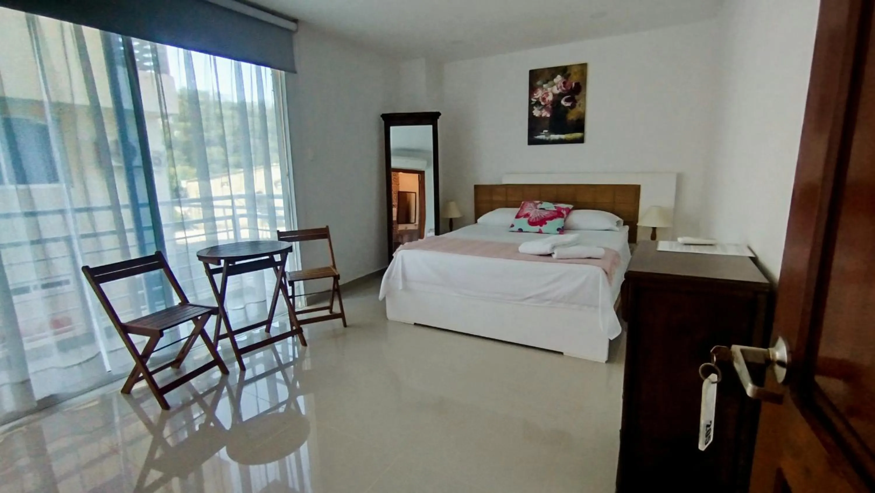 Bed in Casa Luna Hotel