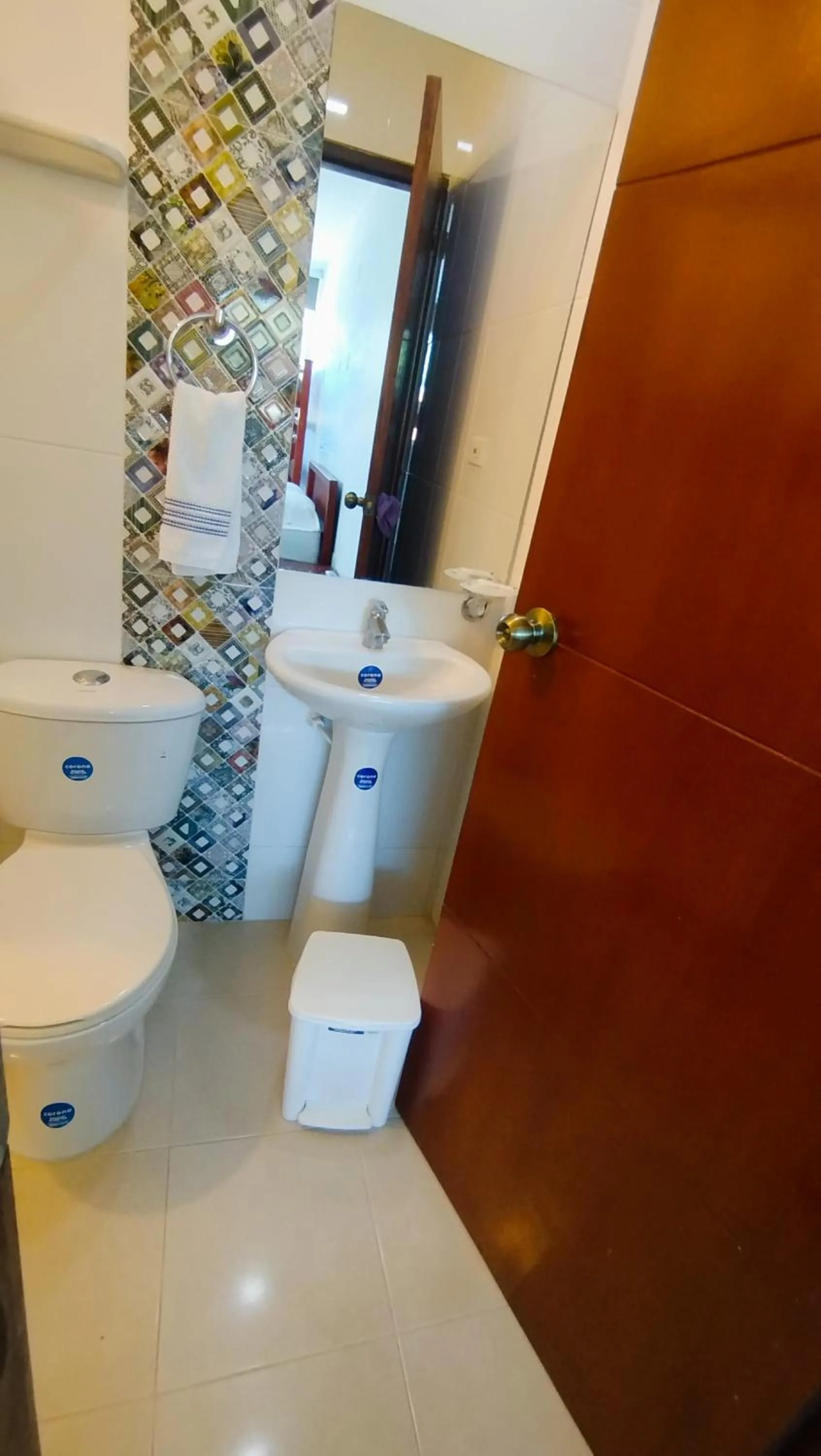 Shower in Casa Luna Hotel