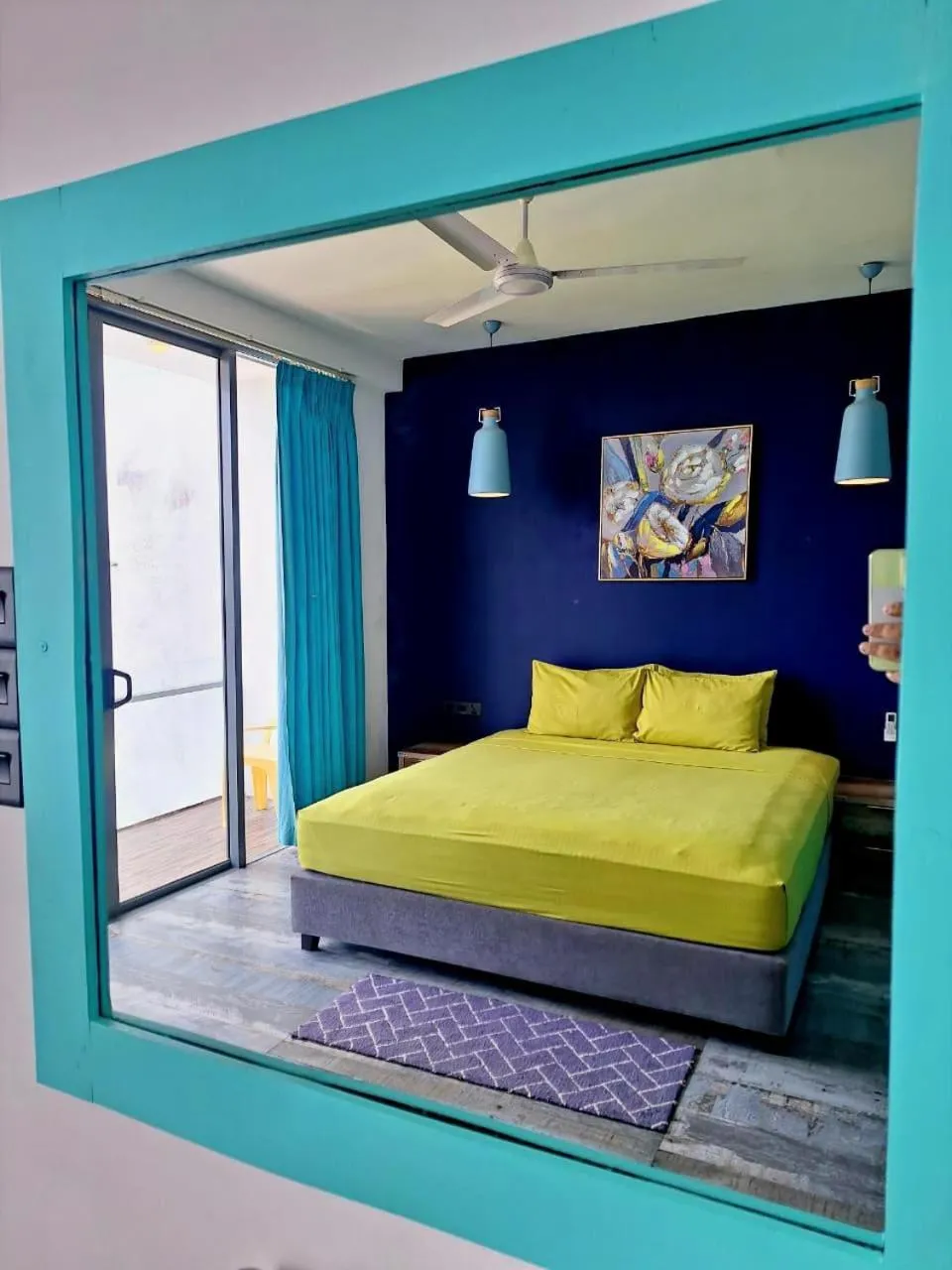 Bedroom, Bed in X Mirissa