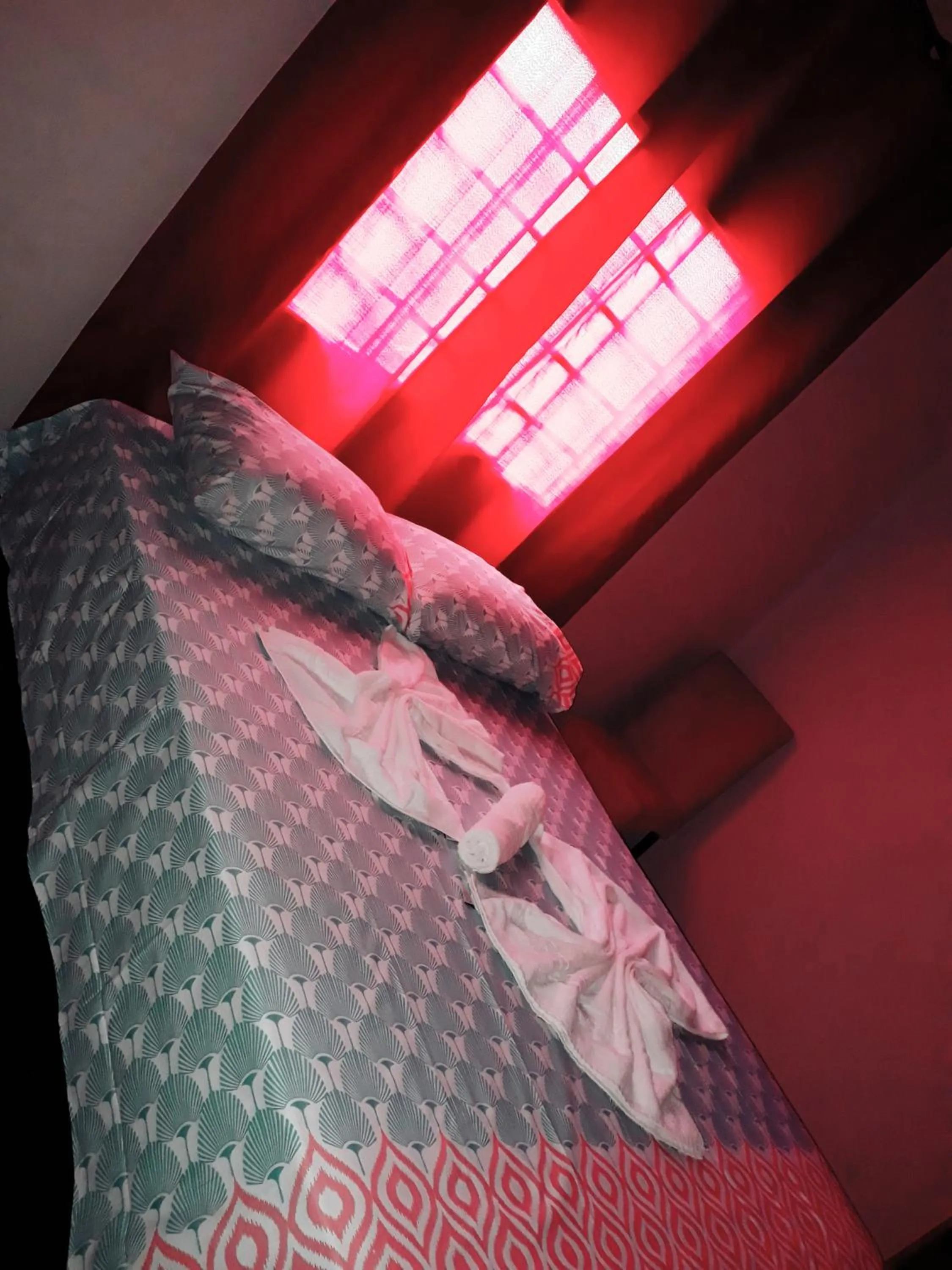 Bed in Pousada da Ana