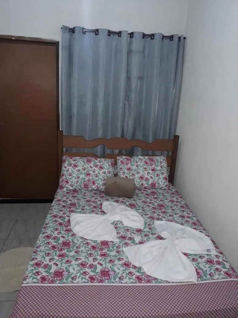 Bed in Pousada da Ana