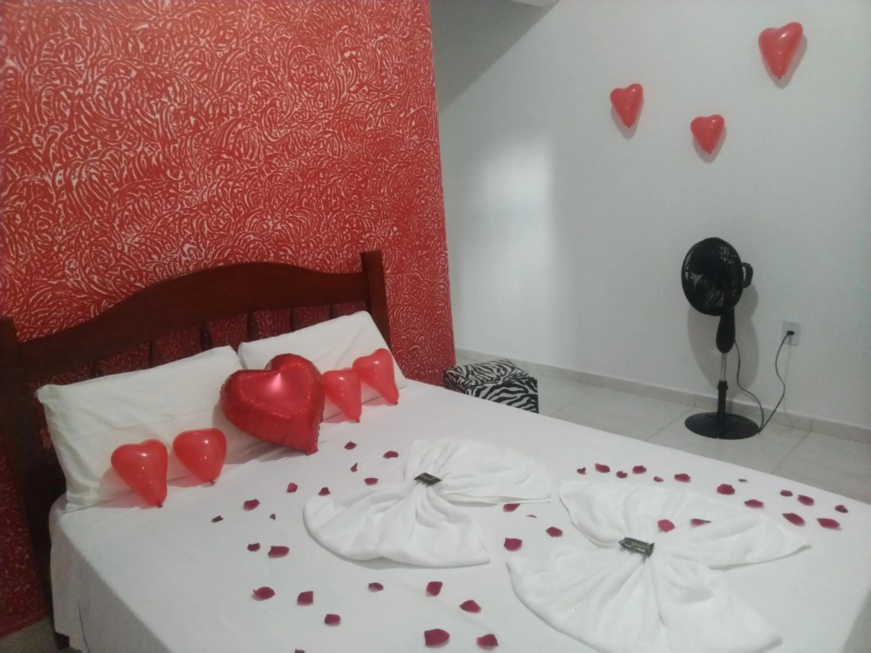 Bed in Pousada da Ana