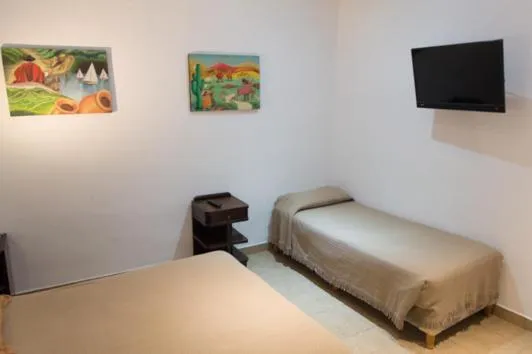 Bed in Hotel Residencial España