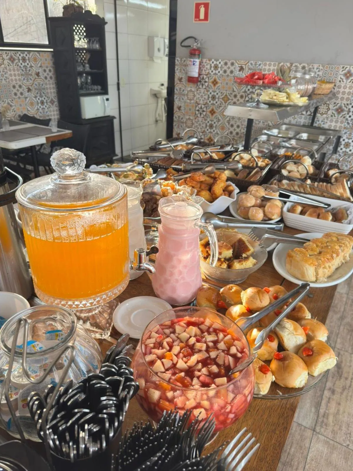 Food and drinks in Hotel Mão de Fatima