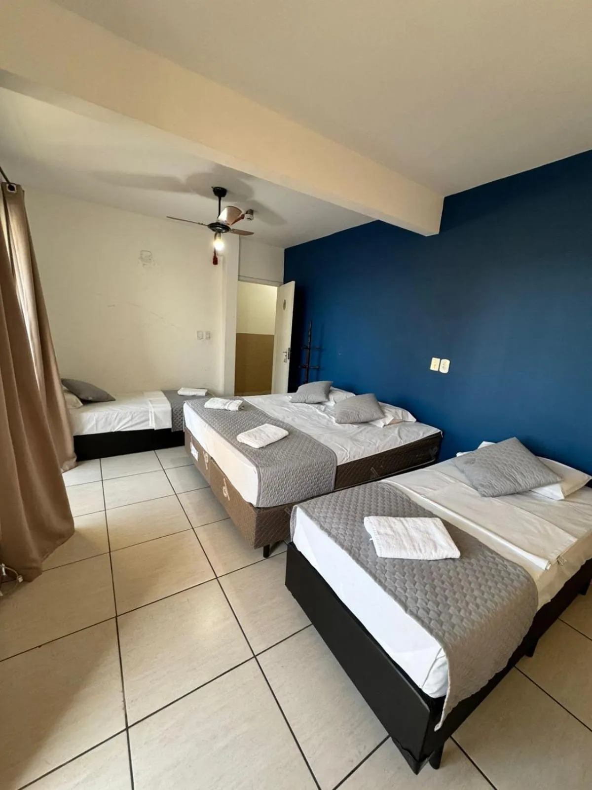 Bed in Hotel Mão de Fatima