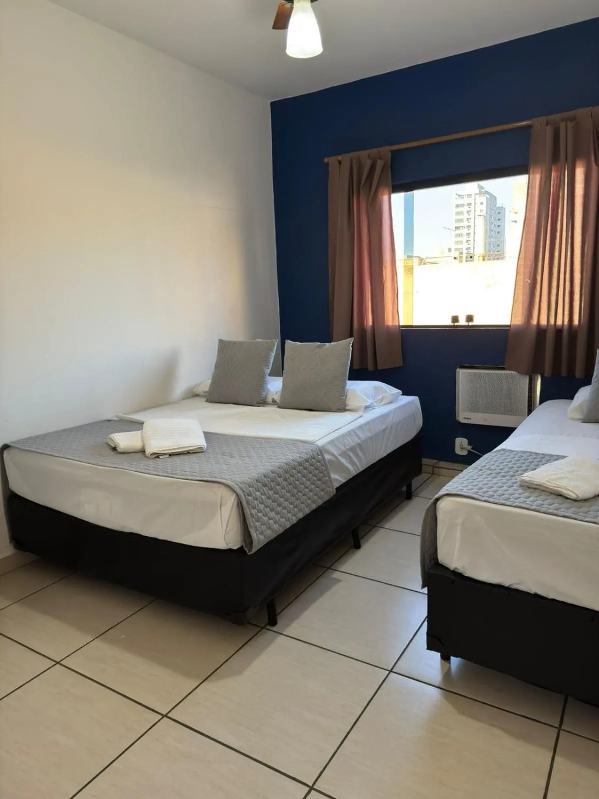 Bed in Hotel Mão de Fatima