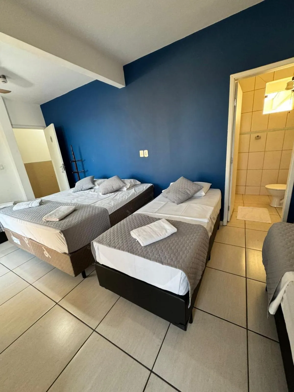 Bed in Hotel Mão de Fatima