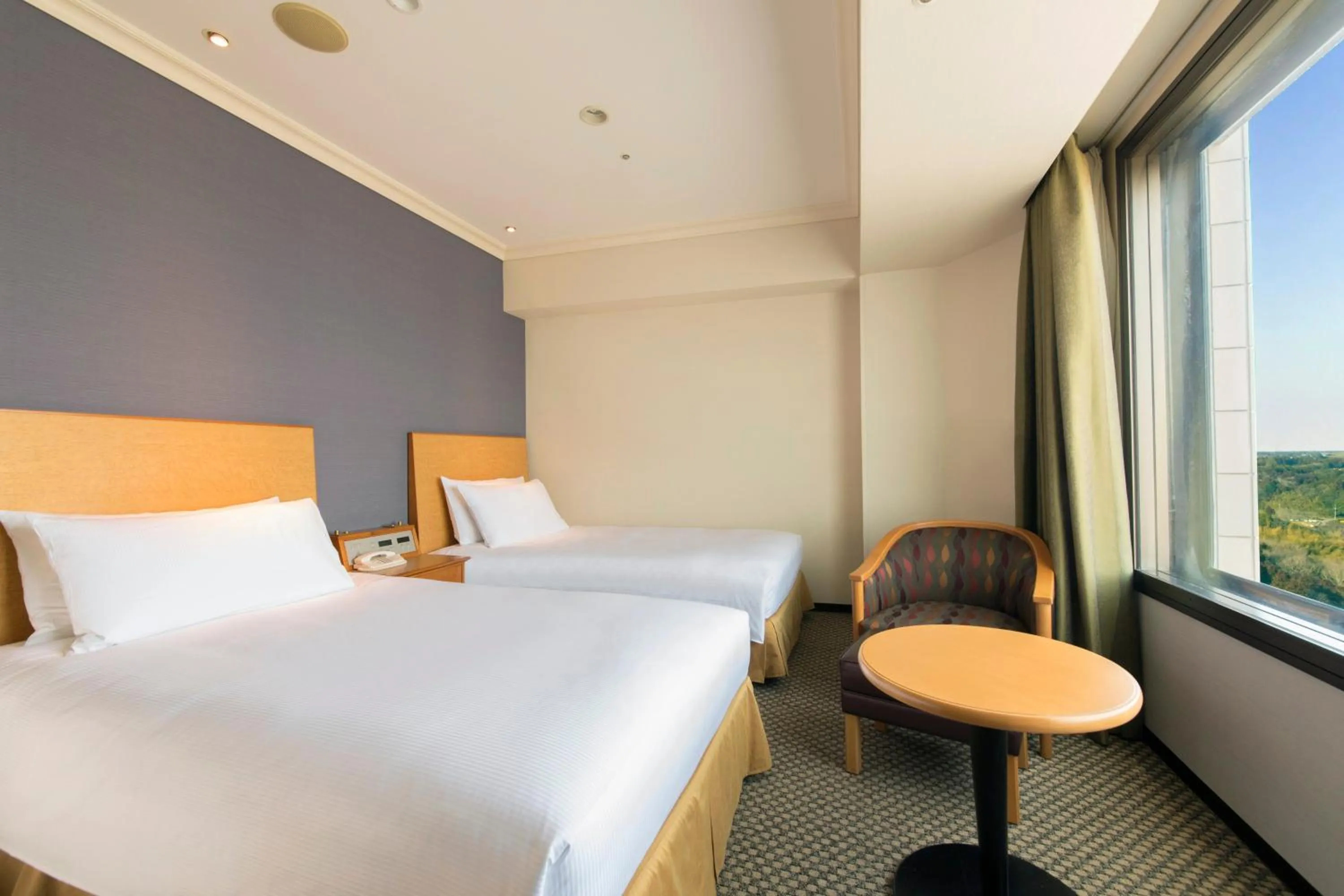 Photo of the whole room, Bed in Hilton Tokyo Narita Airport