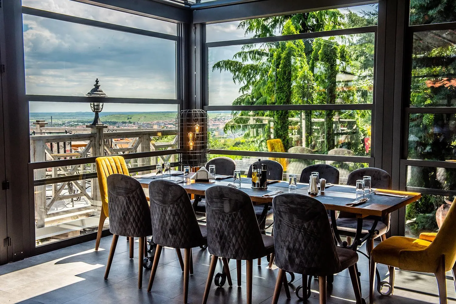 Patio in Chiflika Family Hotel