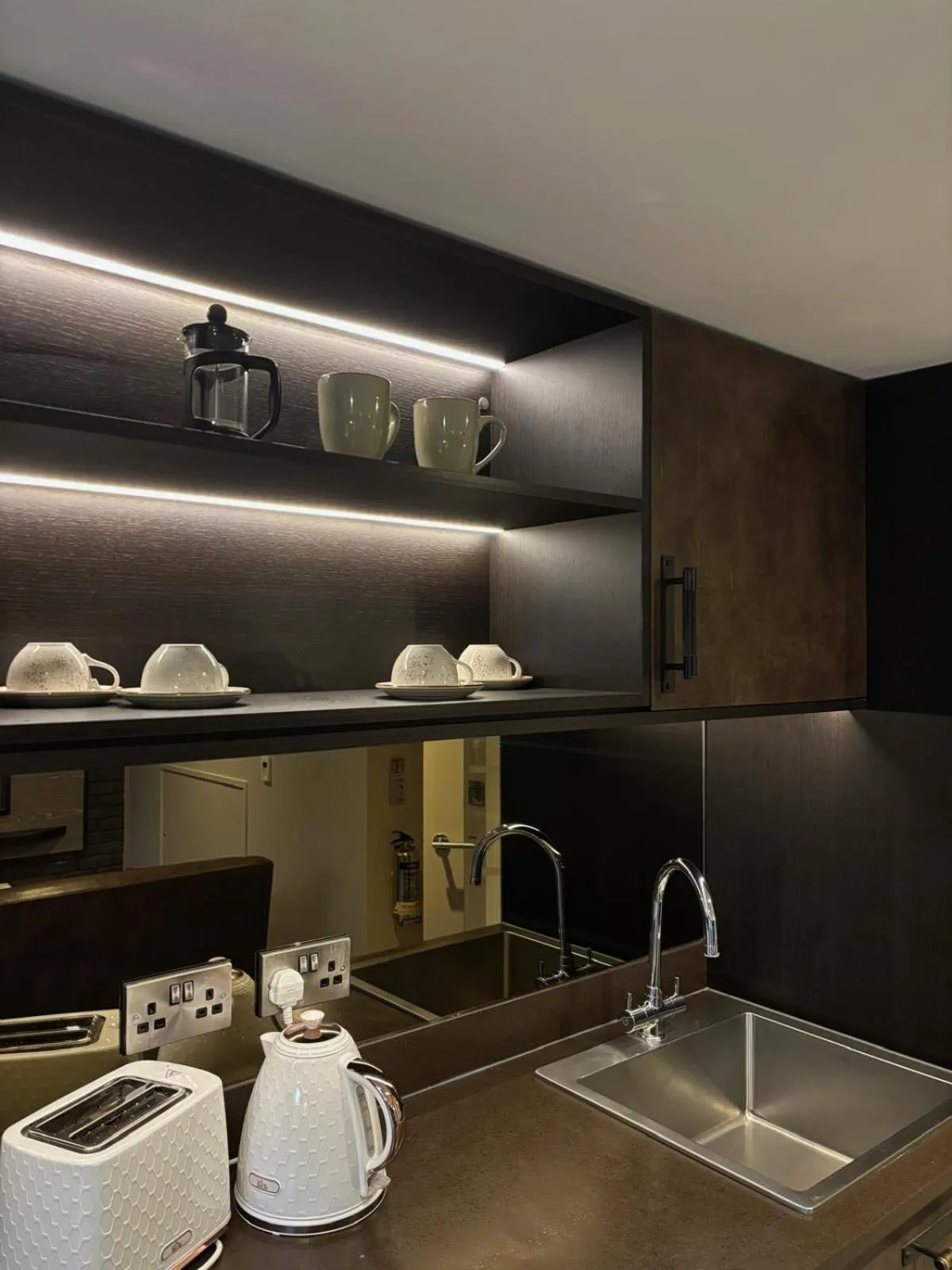 Kitchen or kitchenette in The Lawrance Luxury Aparthotel - York