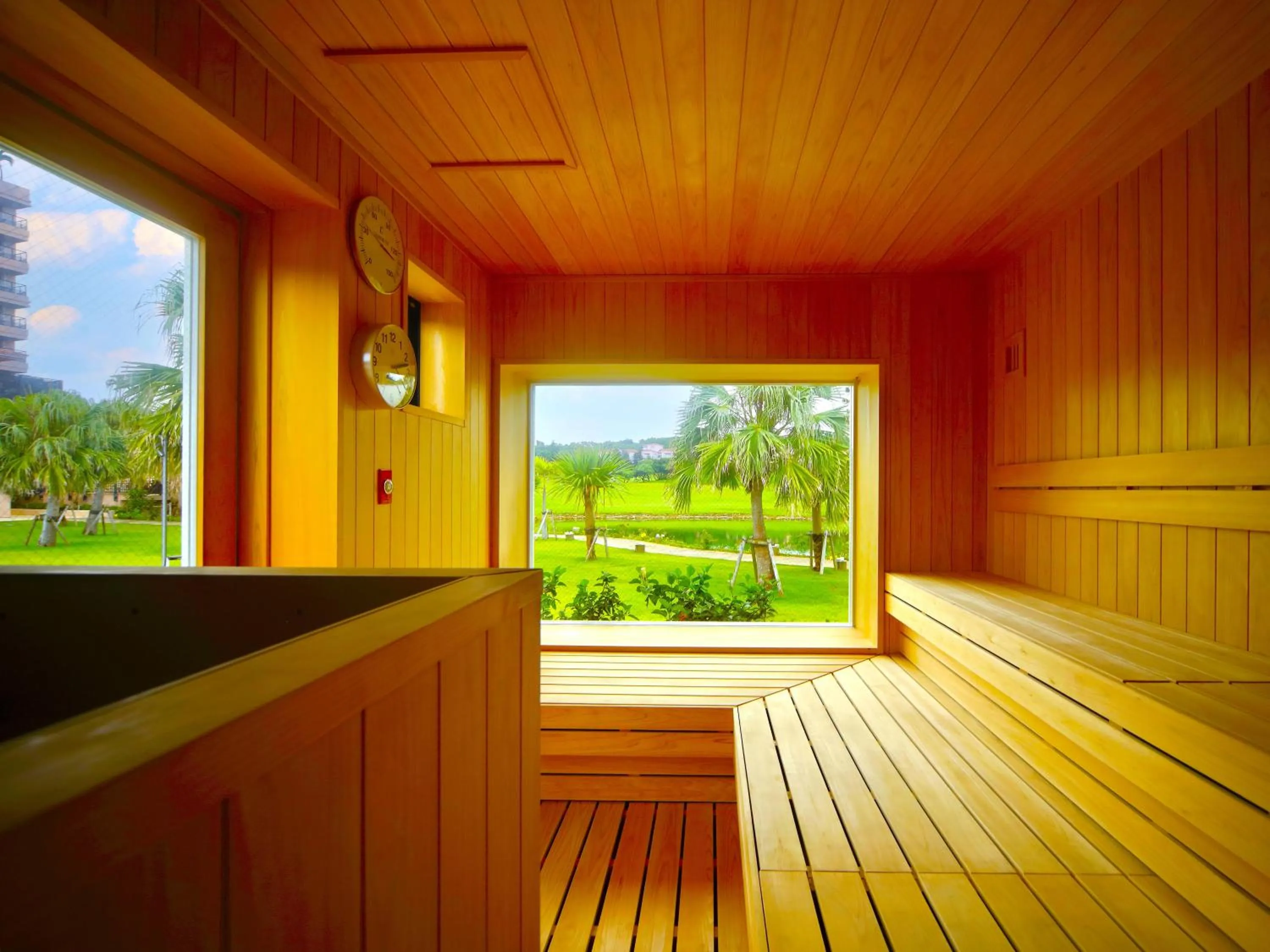 Sauna in Hotel Shigira Mirage