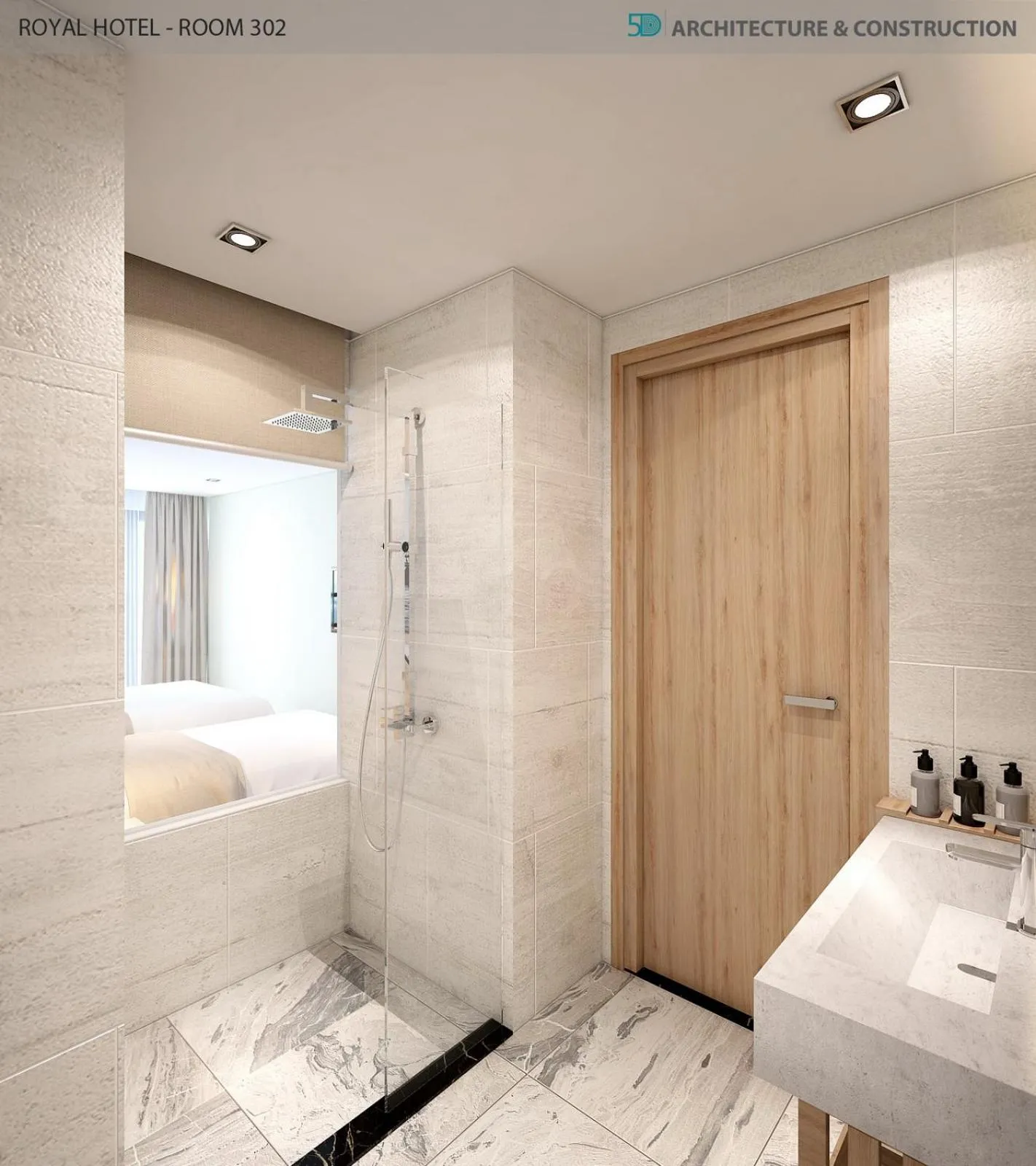 Bed in Royal HPM Hotel