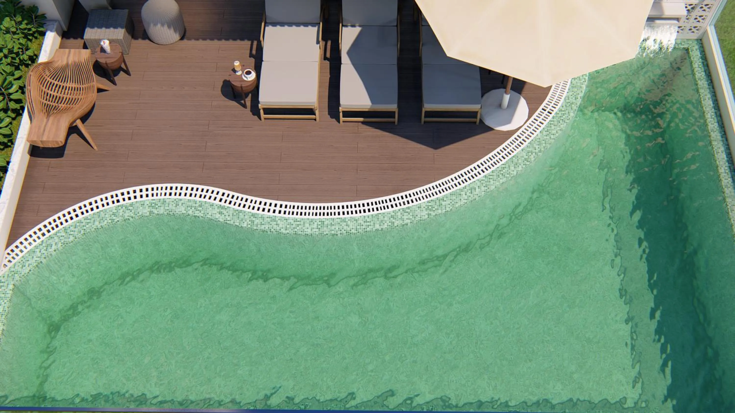 Swimming pool in Royal HPM Hotel