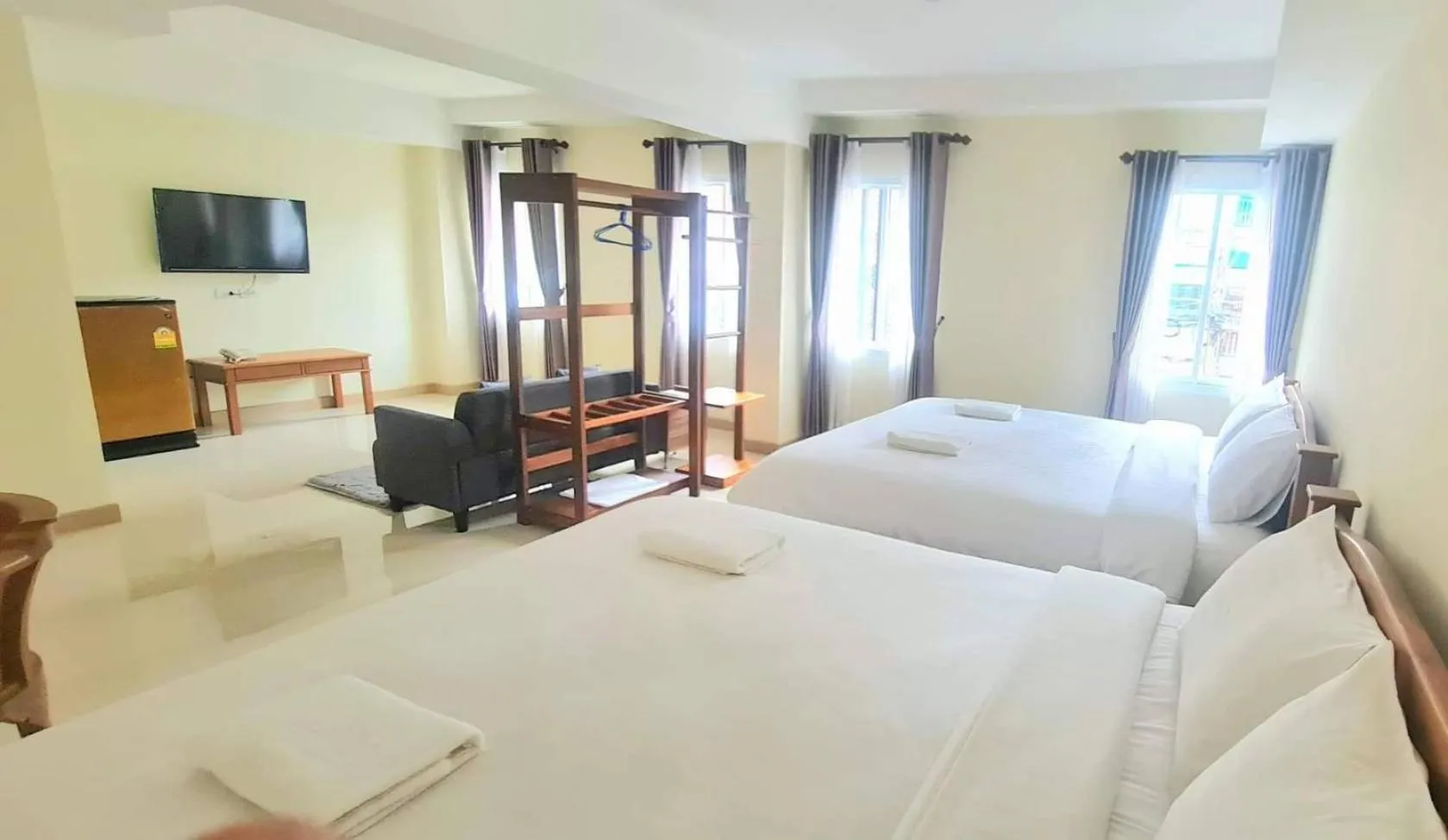 Bed in Canary House Rachawong คานารี่ เฮ้าส์ ราชวงศ์