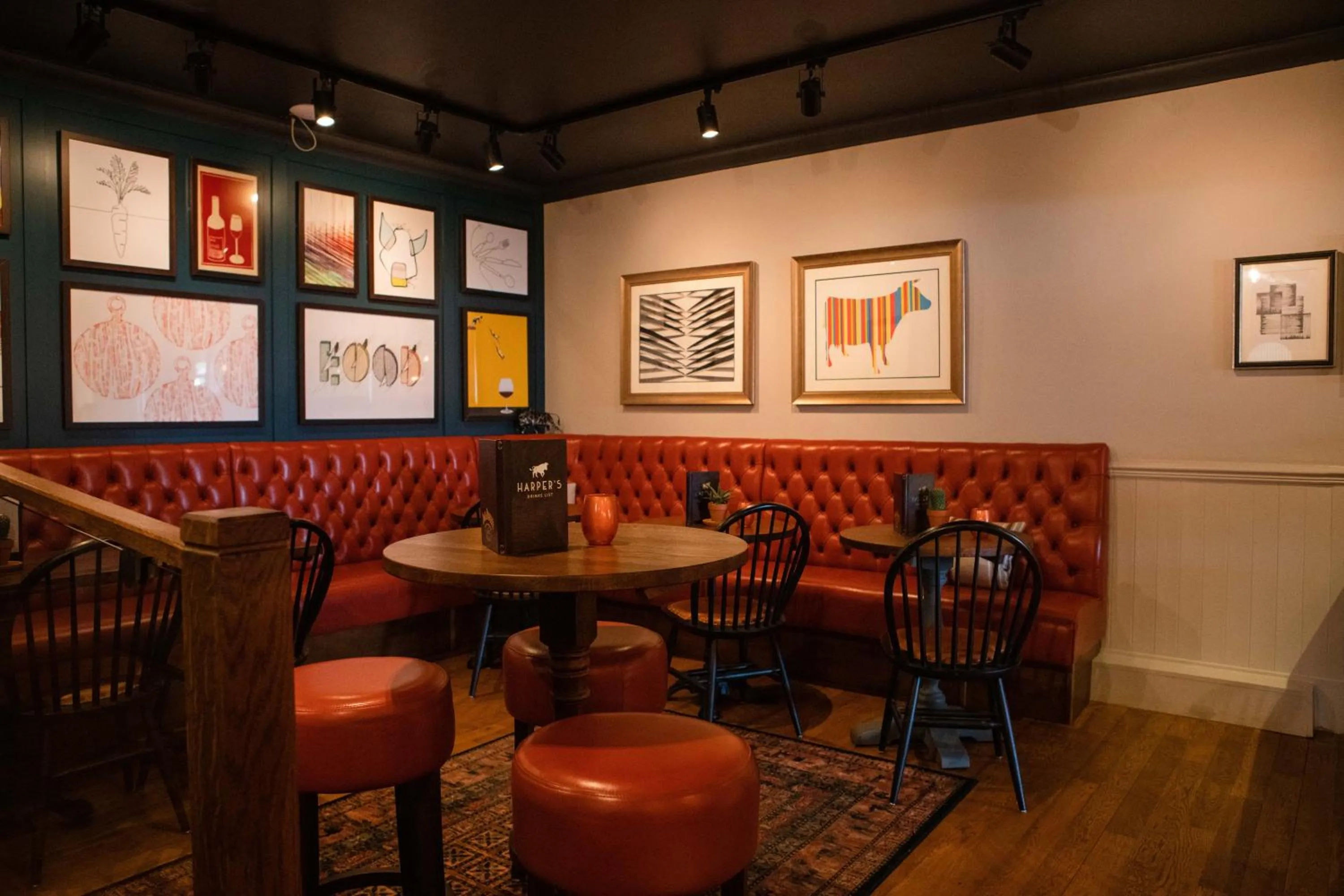 Restaurant/places to eat in Harper's Steakhouse with Rooms, Southampton Swanwick Marina