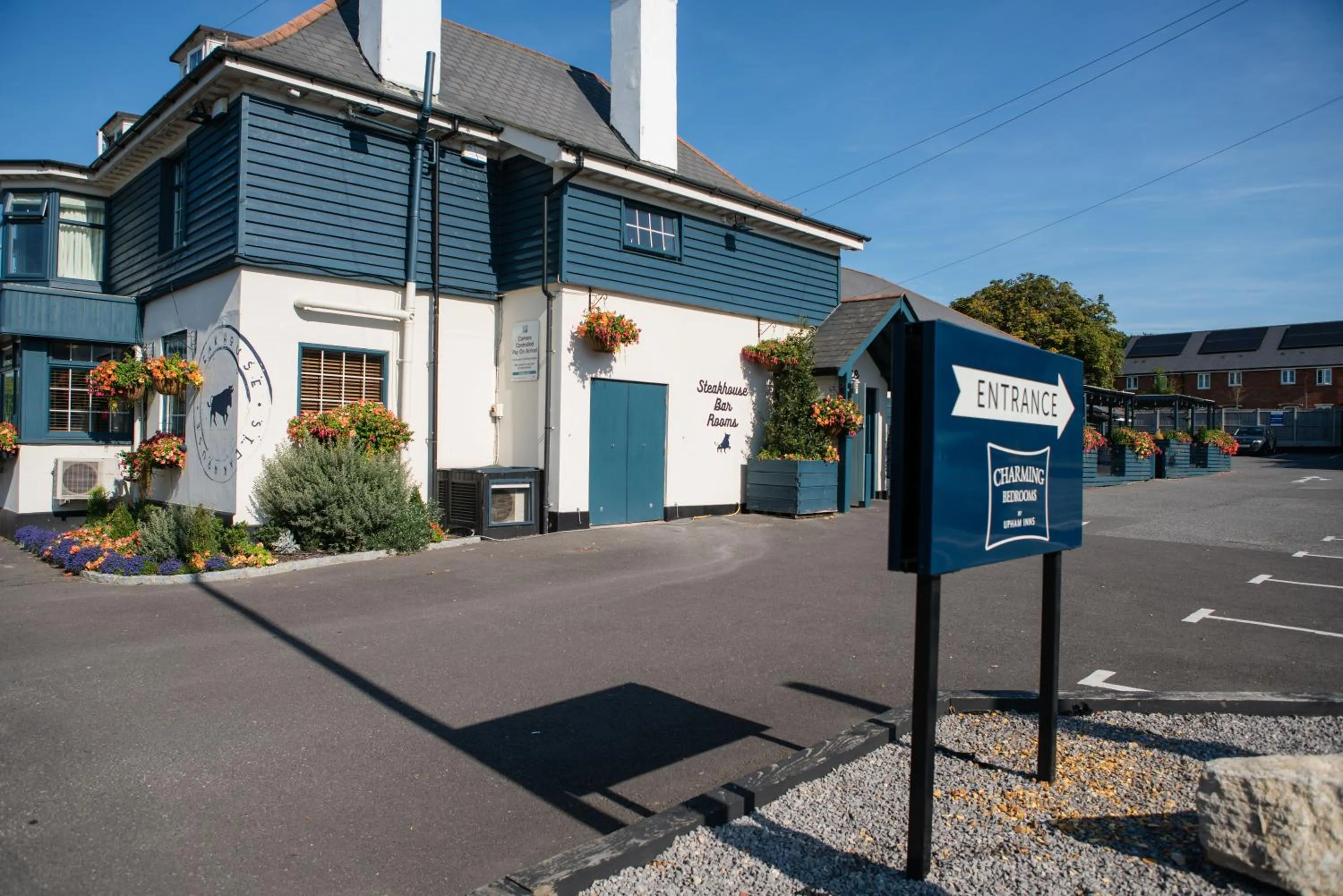 Property building in Harper's Steakhouse with Rooms, Southampton Swanwick Marina