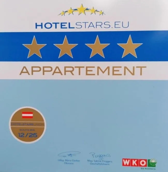 Logo/Certificate/Sign in Landhaus Alpengruss