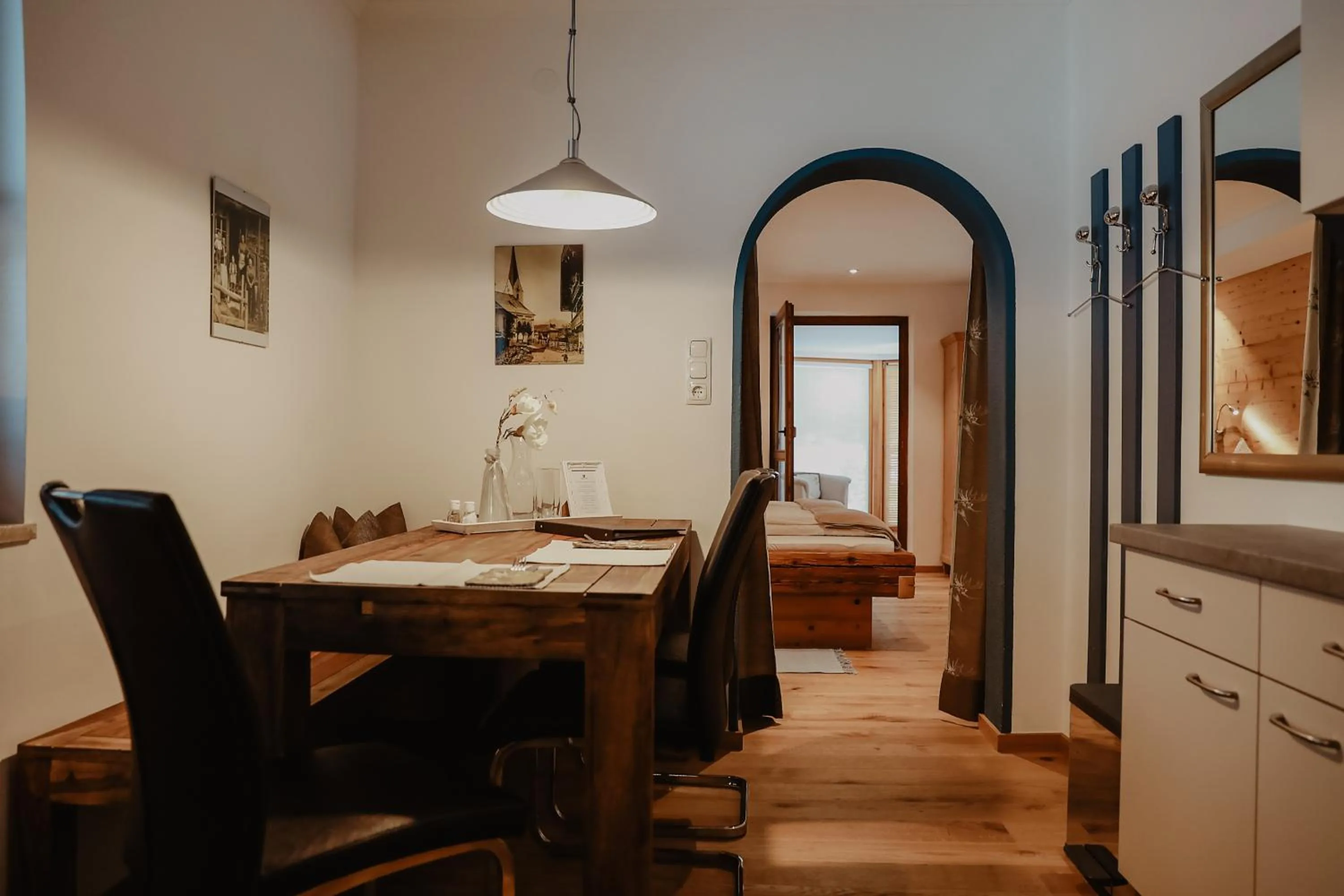 Kitchen or kitchenette in Landhaus Alpengruss