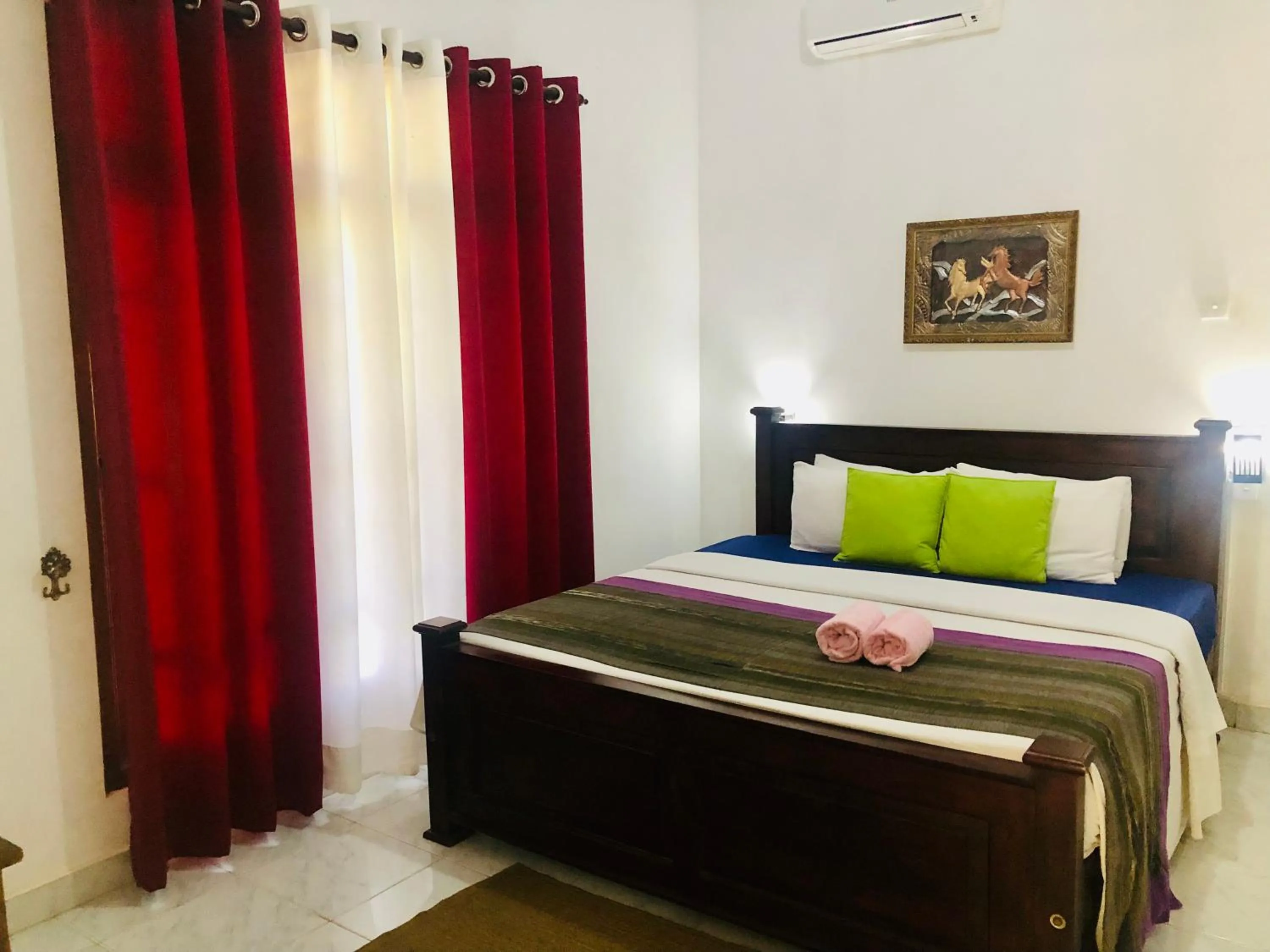 Bed in Bangalawa Resort