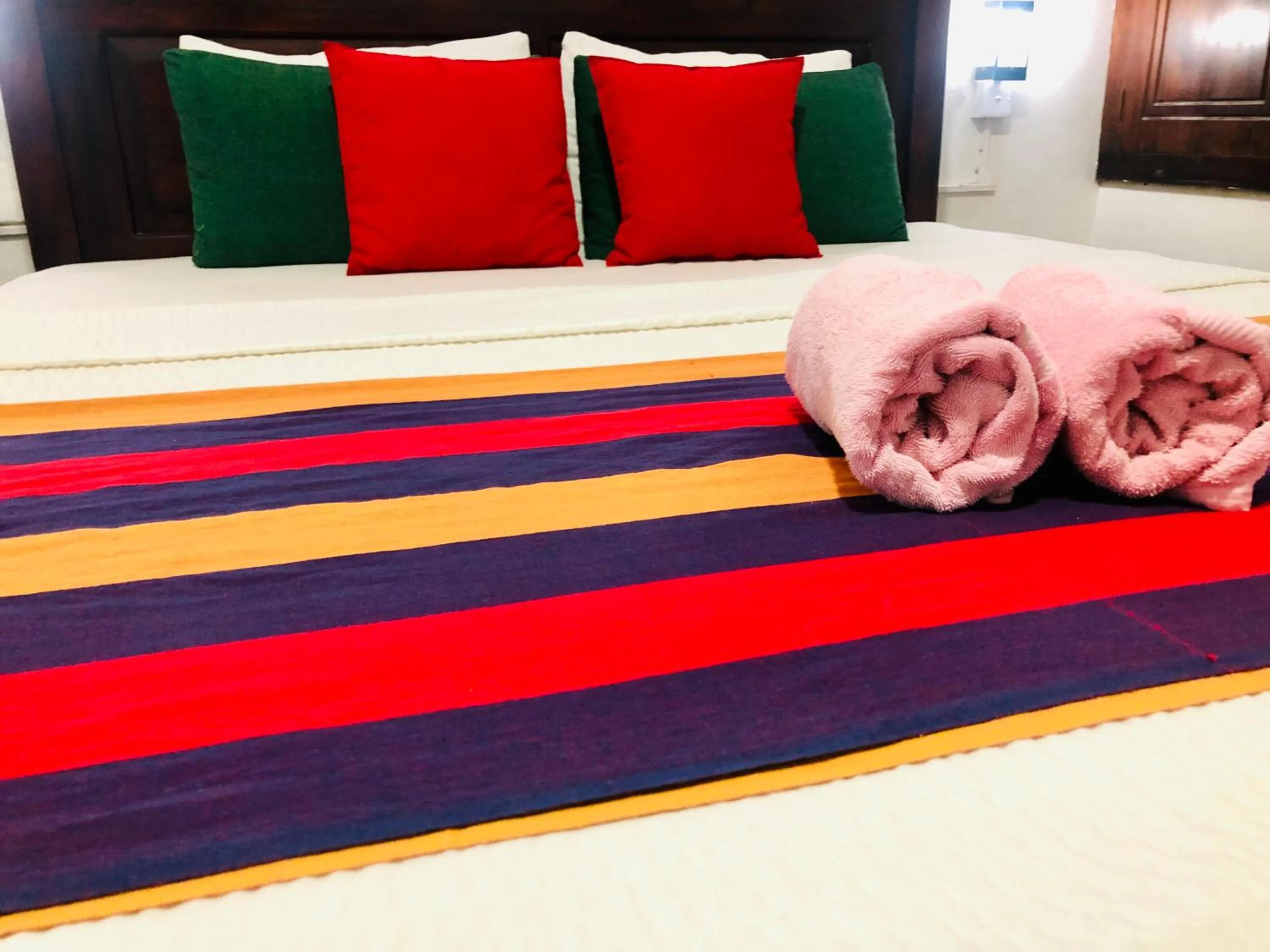 Bed in Bangalawa Resort