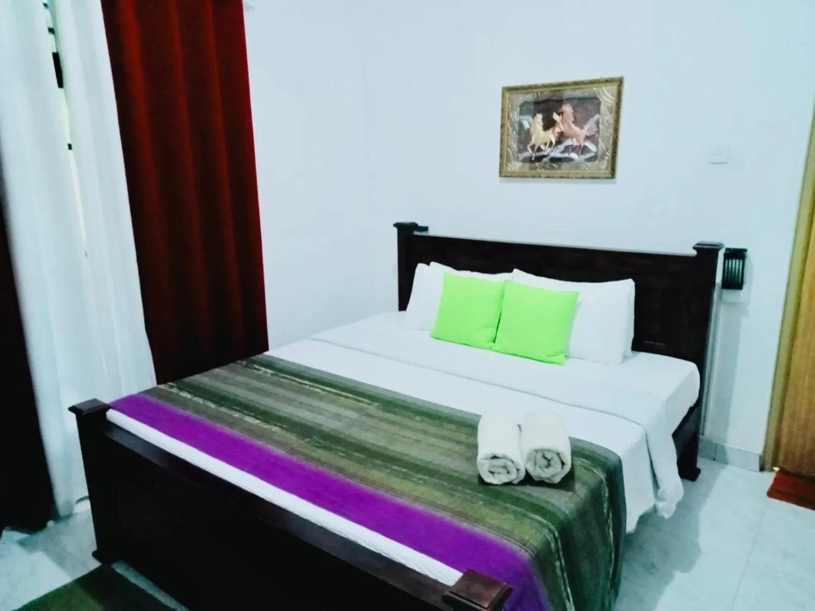Bed in Bangalawa Resort