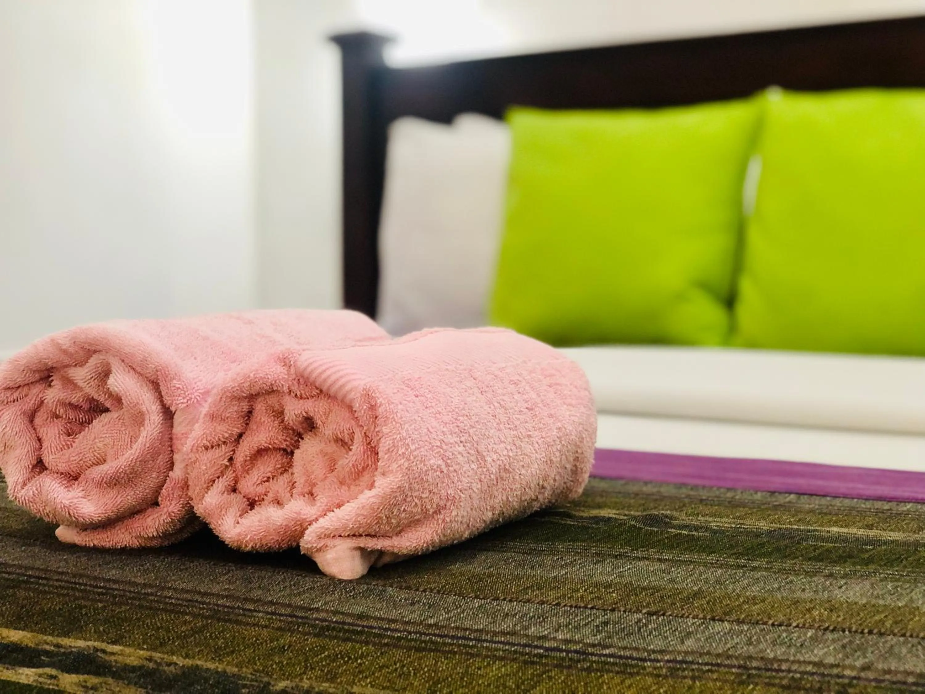 Bed in Bangalawa Resort