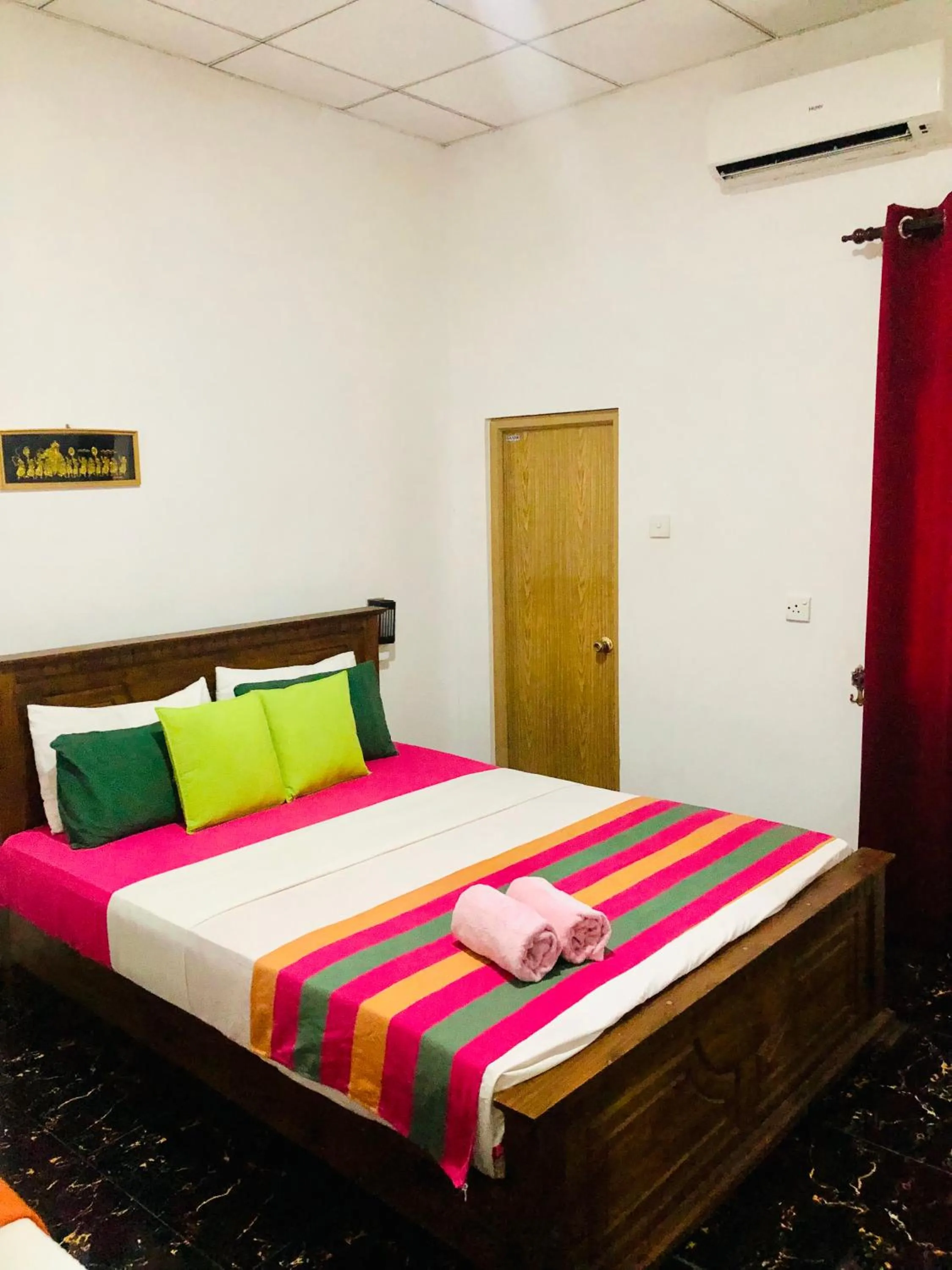 Bed in Bangalawa Resort