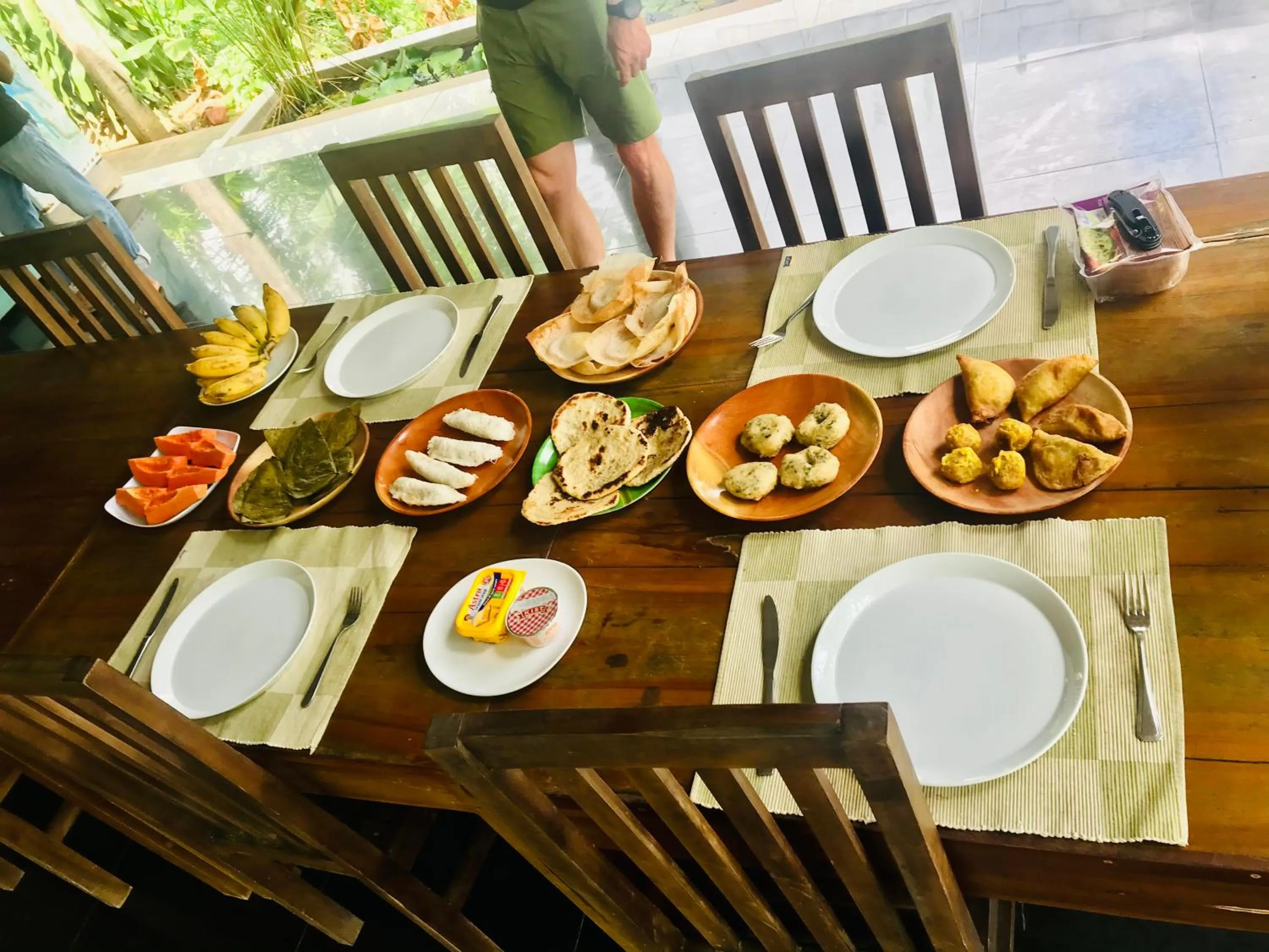 Breakfast in Bangalawa Resort