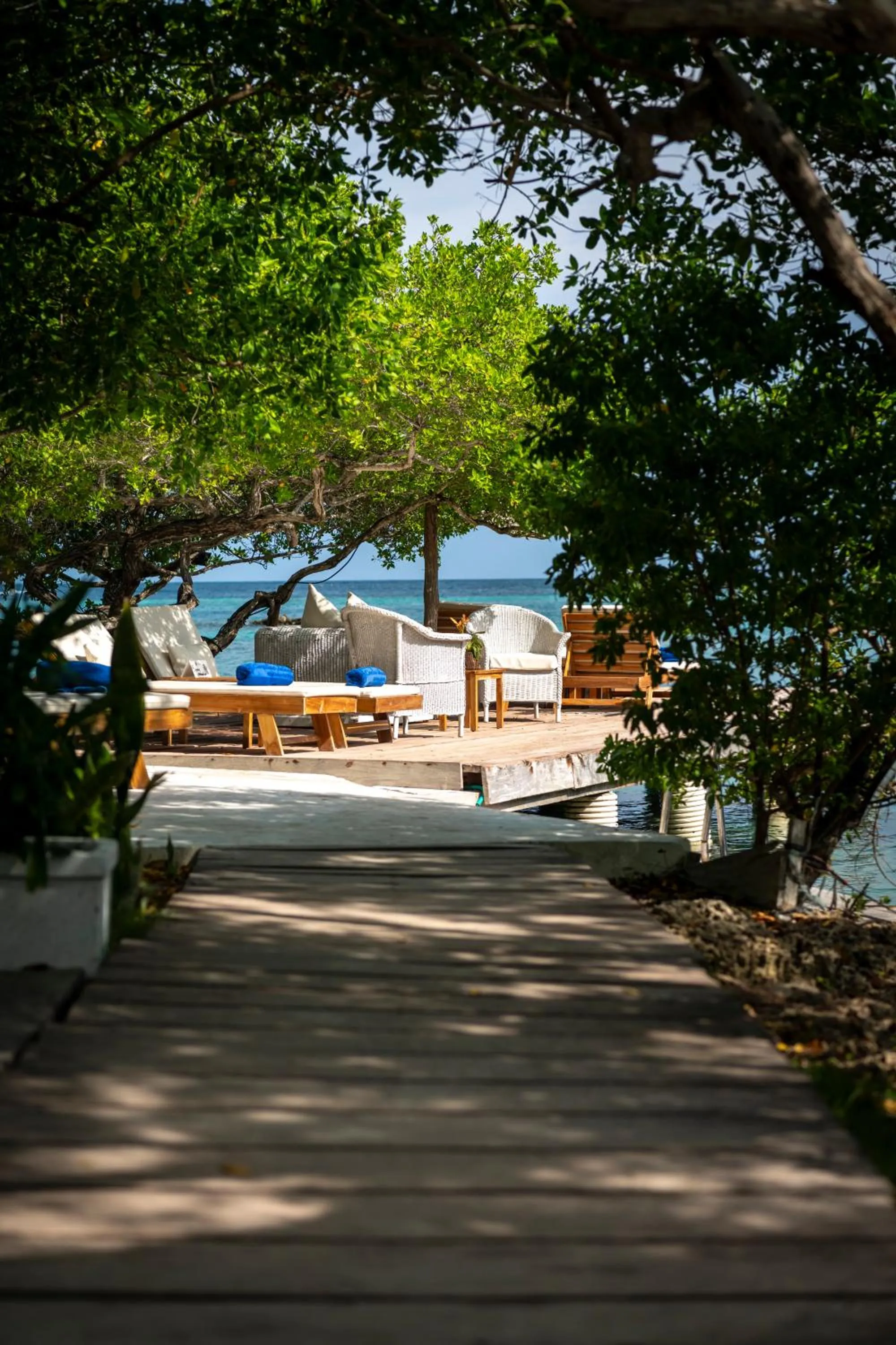 Living room in Hotel Coralina Island