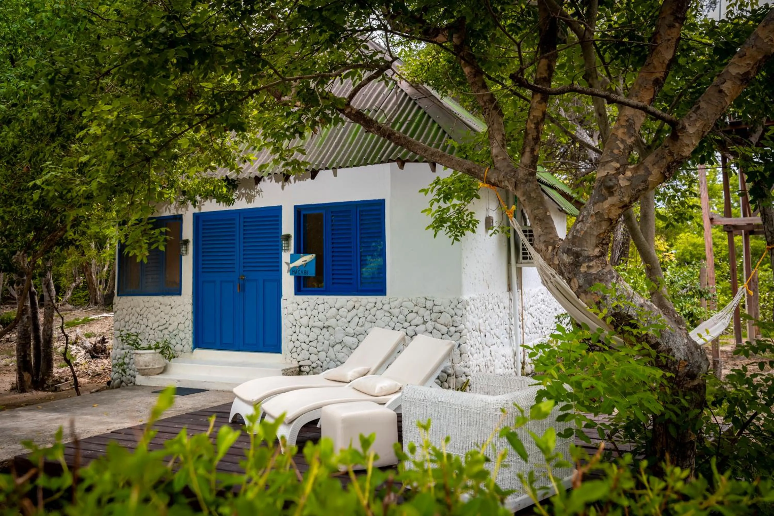 Garden view in Hotel Coralina Island