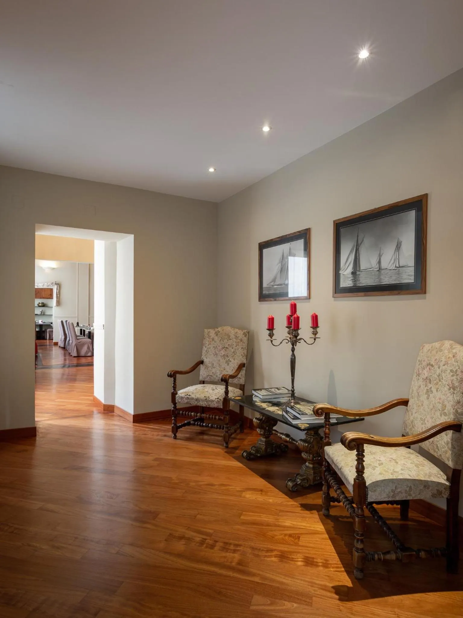 Communal lounge/ TV room in Hotel Nuovo Nord