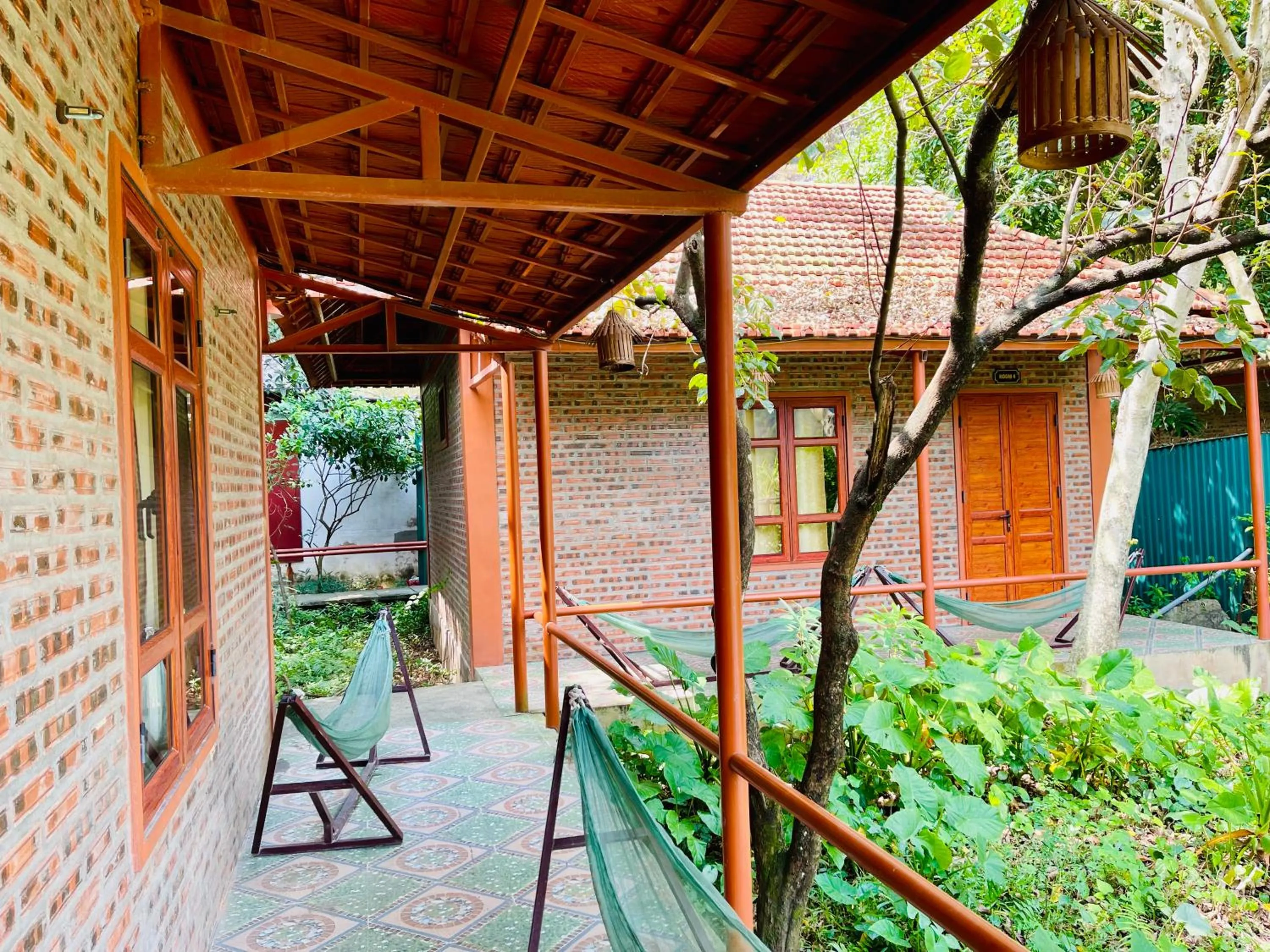 Garden in Trang An Lotus Lake Homestay