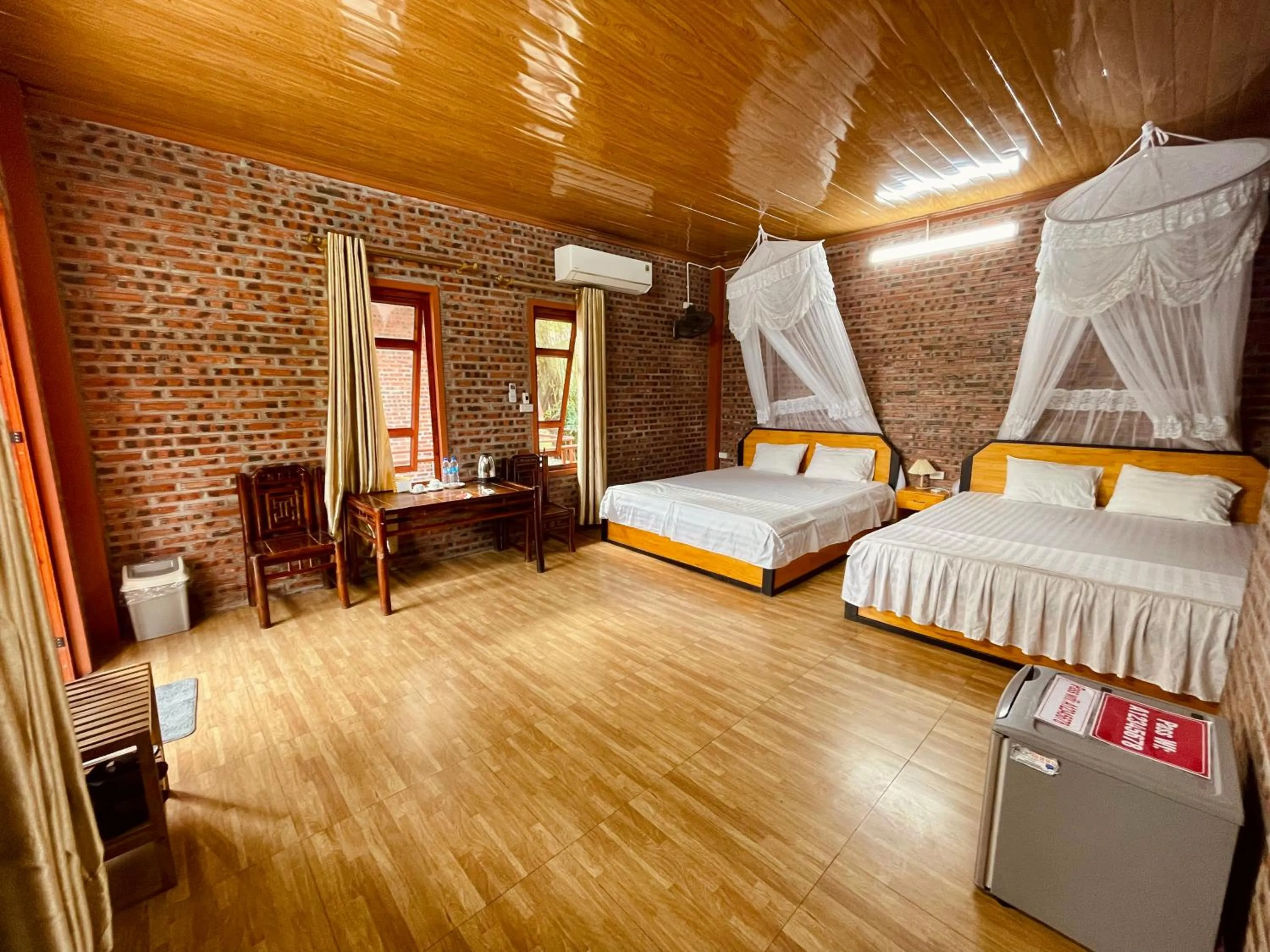 Bed in Trang An Lotus Lake Homestay