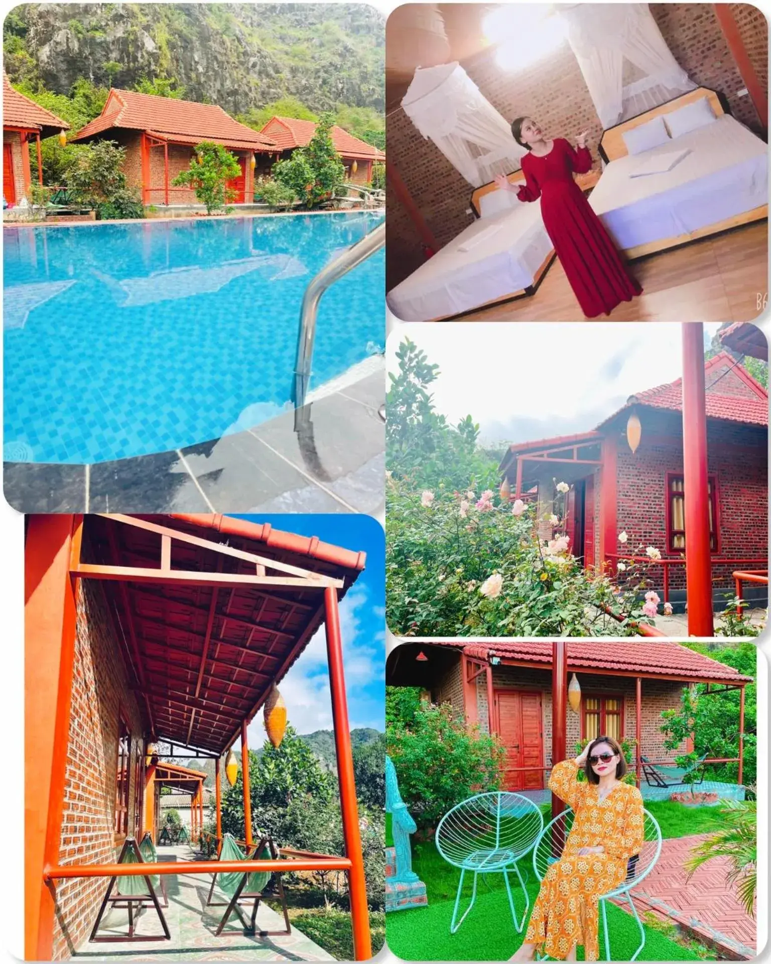 Bungalow - Water Front in Trang An Lotus Lake Homestay Bungalow - Water Front in Trang An Lotus Lake Homestay