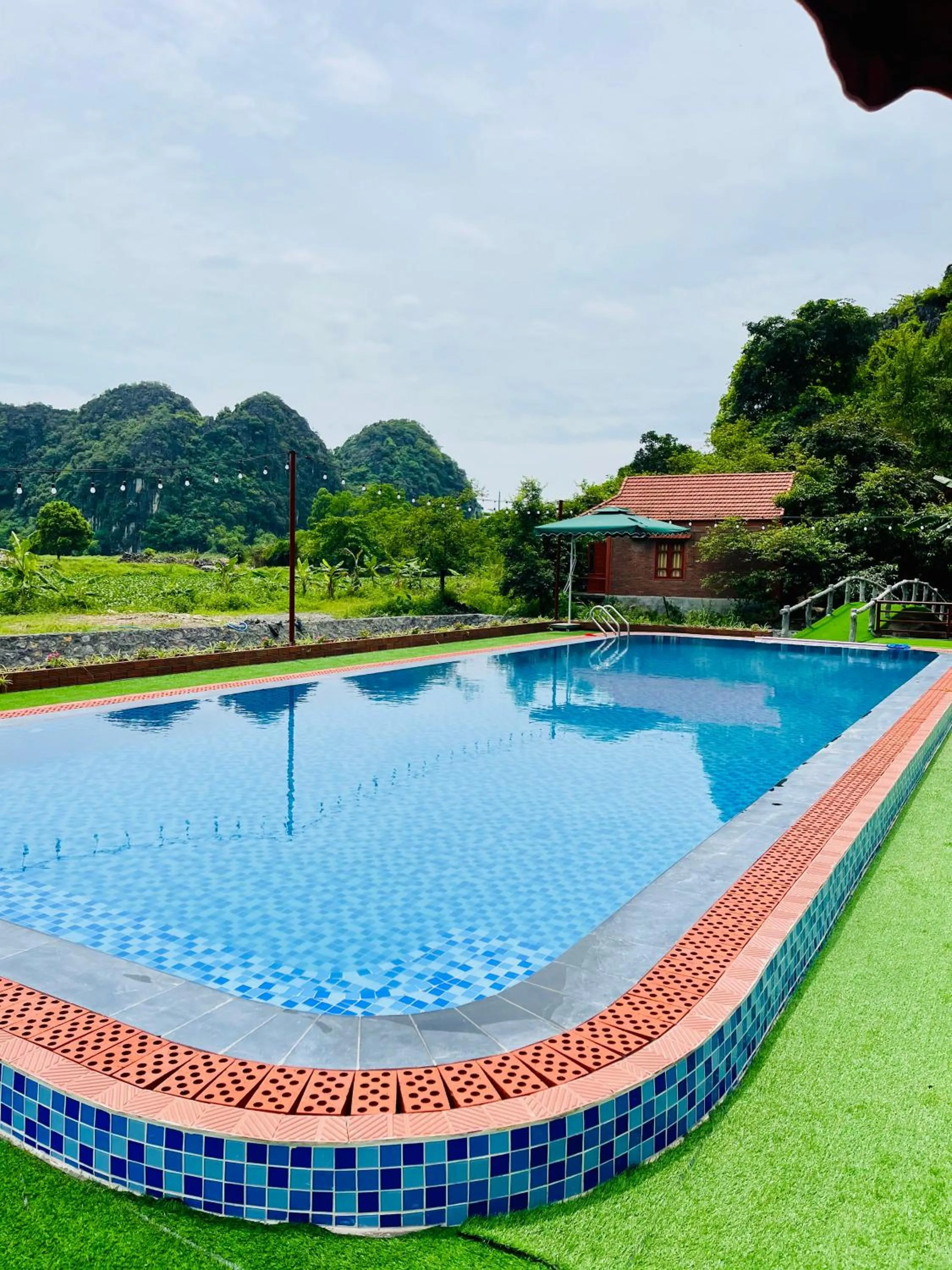 Garden view in Trang An Lotus Lake Homestay