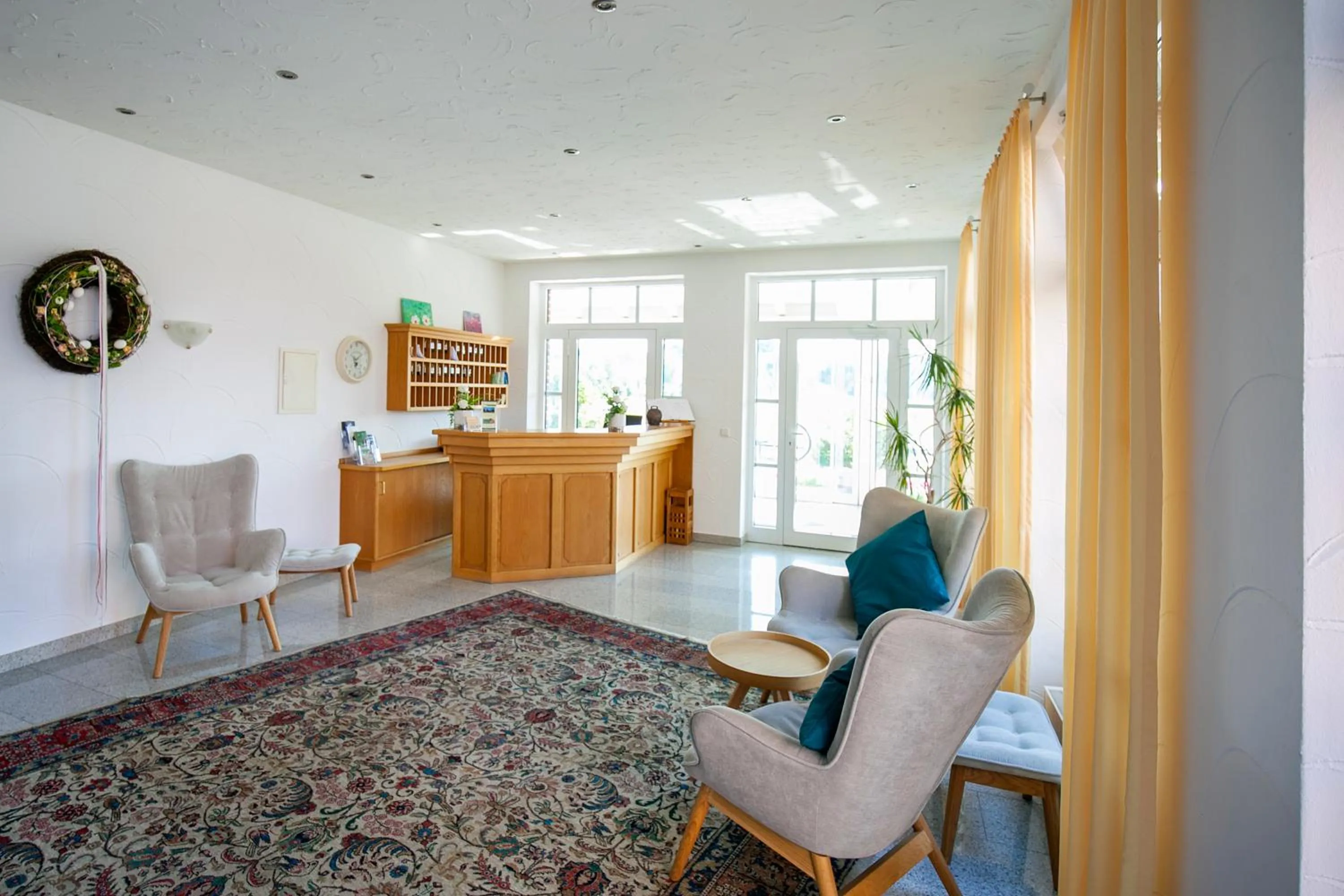 Lobby or reception in Landgasthof-Hotel Zum Steverstrand