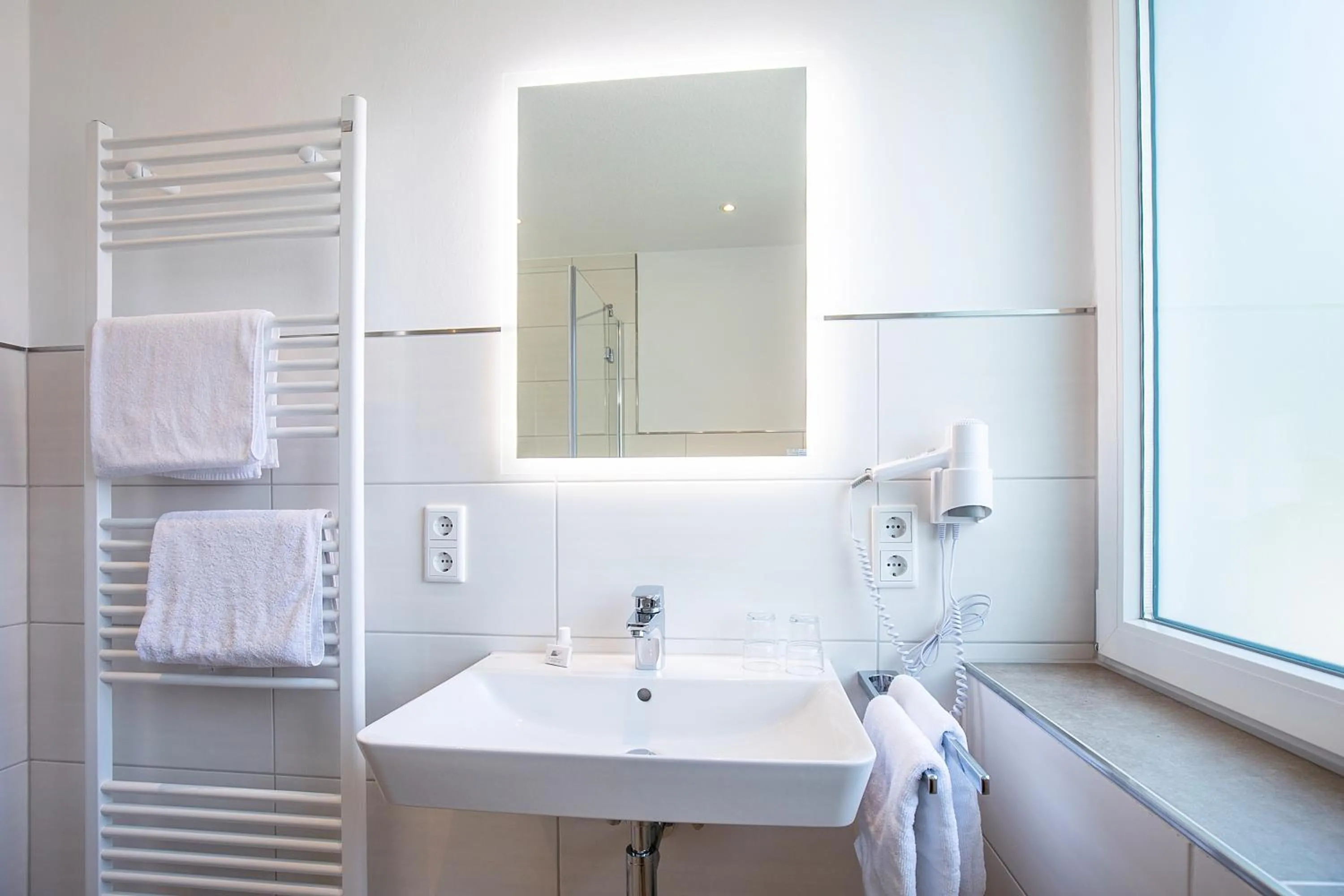 Shower in Landgasthof-Hotel Zum Steverstrand