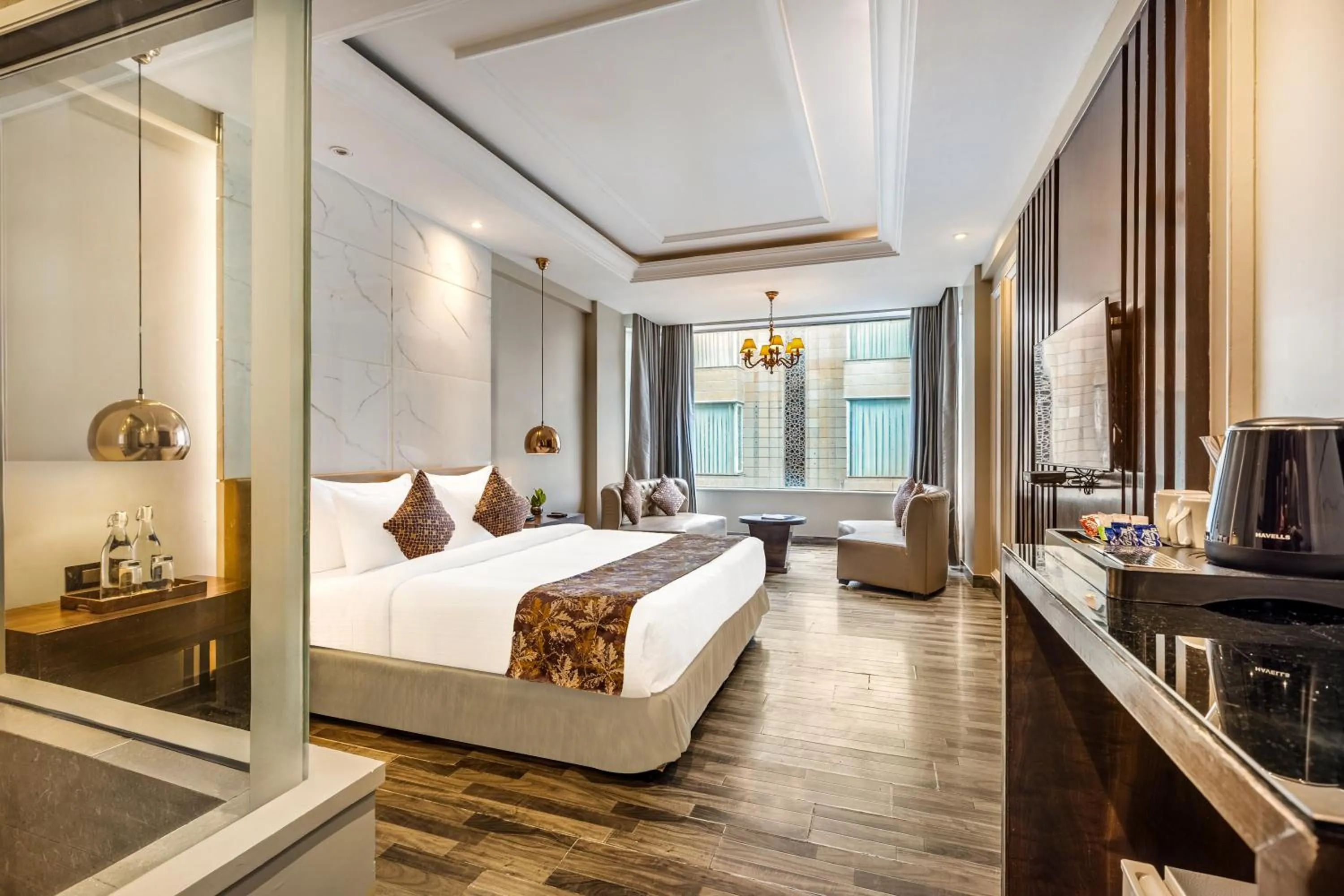 Photo of the whole room, Bed in Sterling Palm Bliss Wellness Resort, Rishikesh