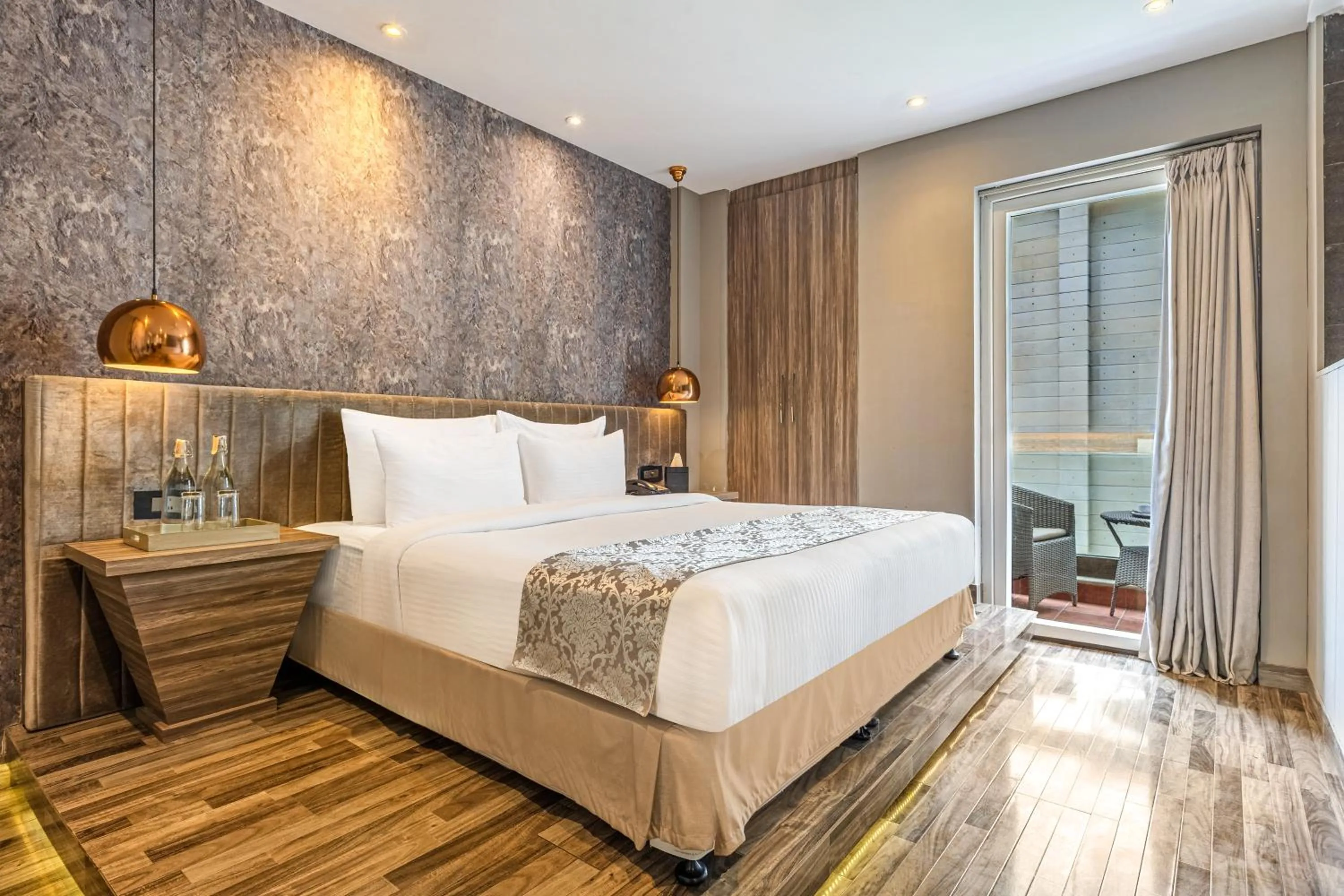 Photo of the whole room, Bed in Sterling Palm Bliss Wellness Resort, Rishikesh