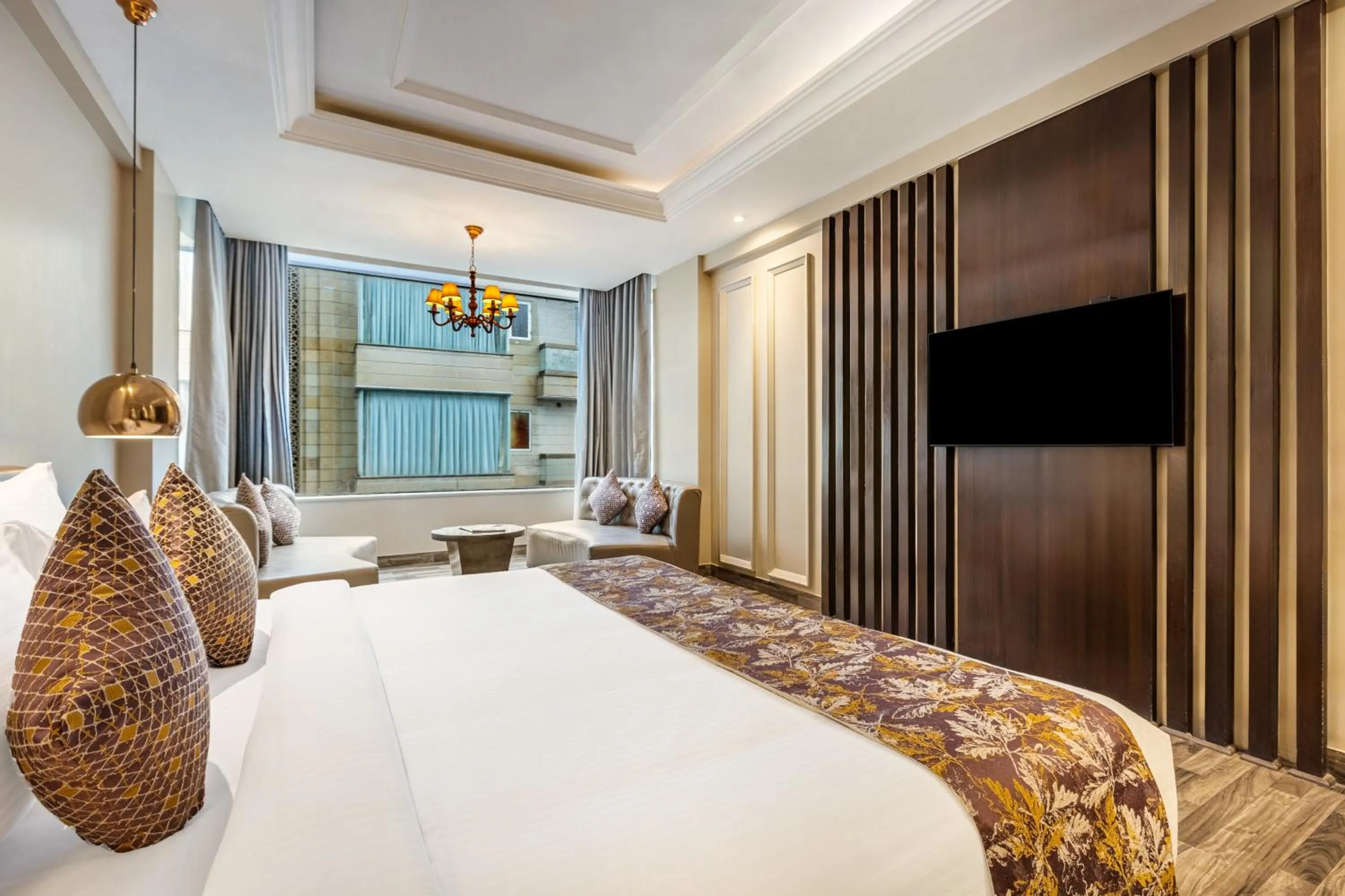 Bedroom, Bed in Sterling Palm Bliss Wellness Resort, Rishikesh