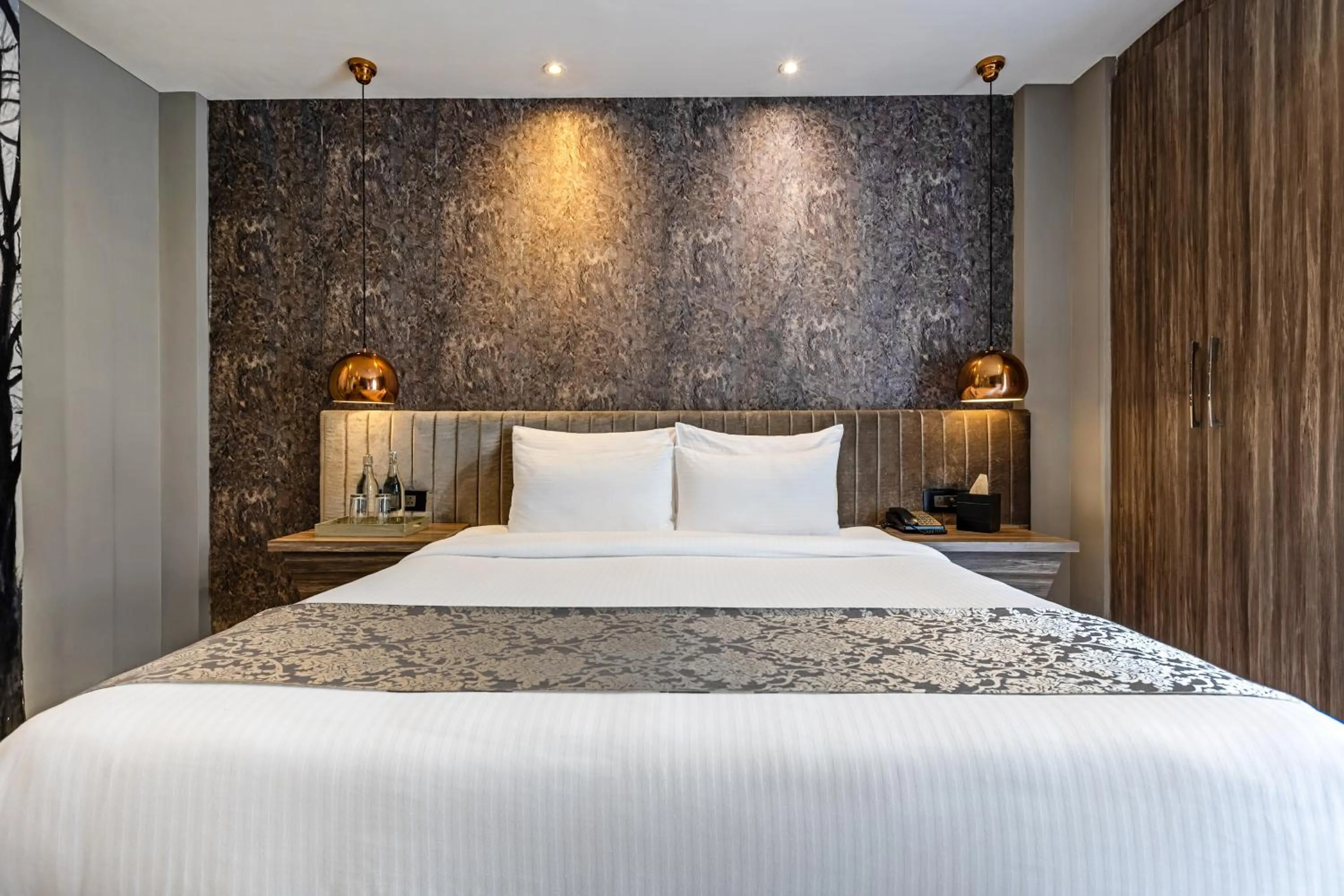 Bed in Sterling Palm Bliss Wellness Resort, Rishikesh