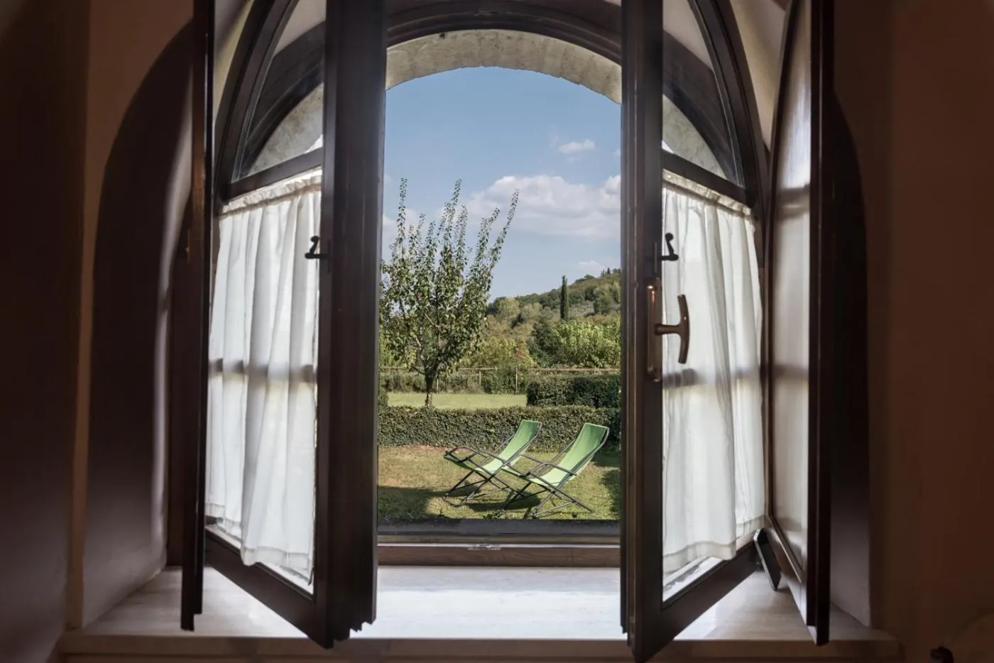 Garden view in Borgo Al Cerro