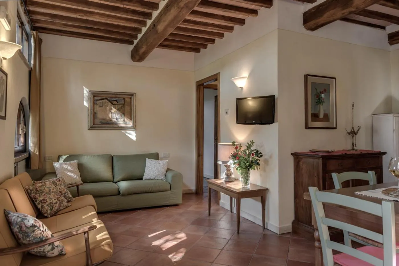 Living room in Borgo Al Cerro